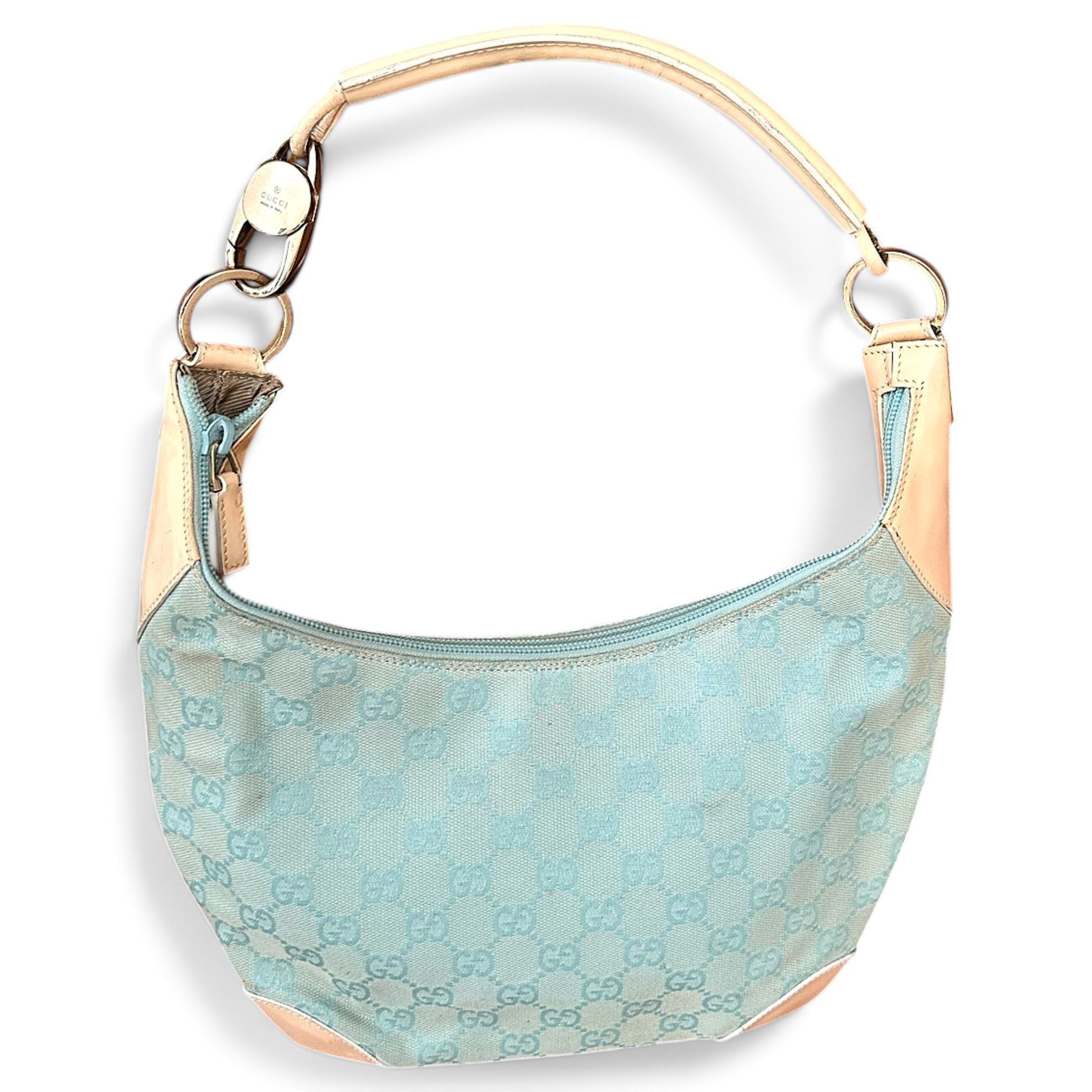 Hobo patent leather handbag