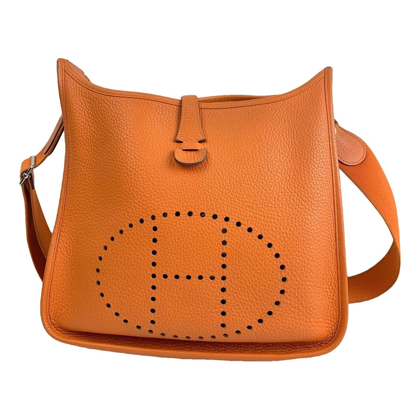 Evelyne leather handbag