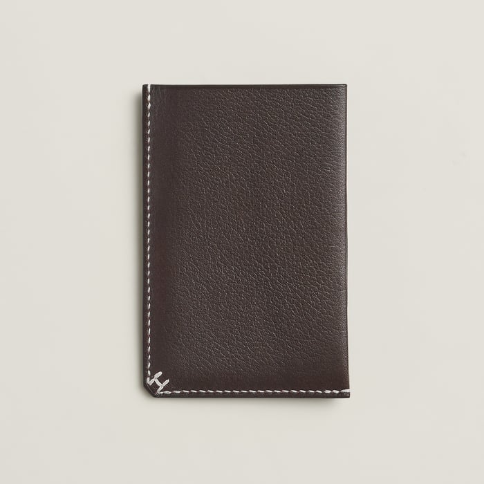 Ébène H Sellier Card Holder