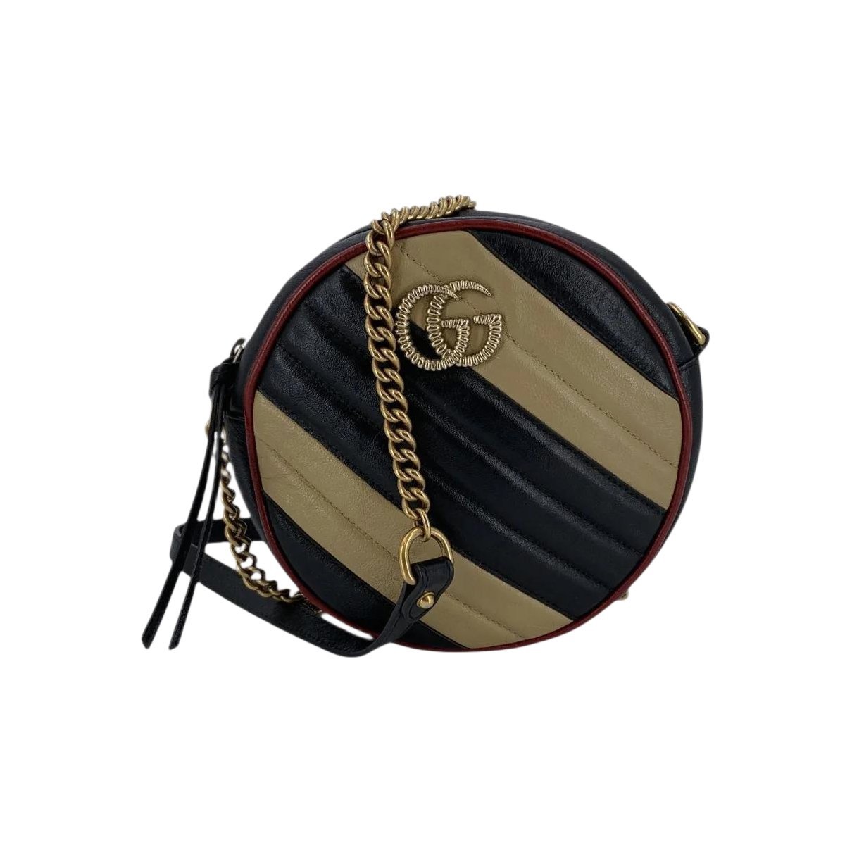 GG Marmont Round leather crossbody bag
