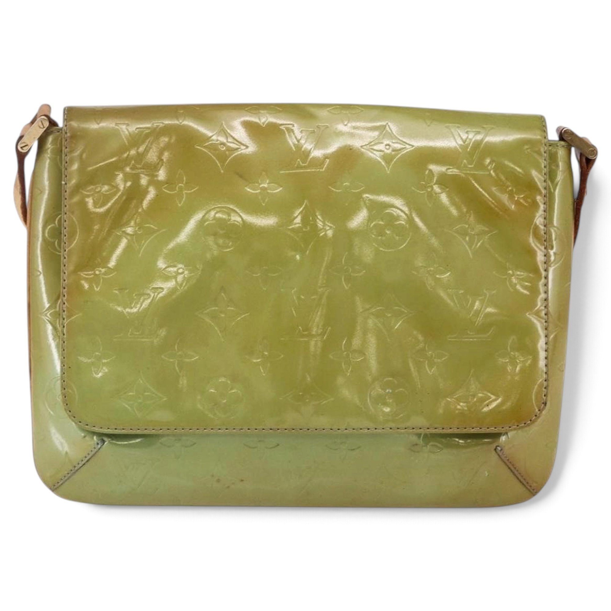 Thompson patent leather handbag