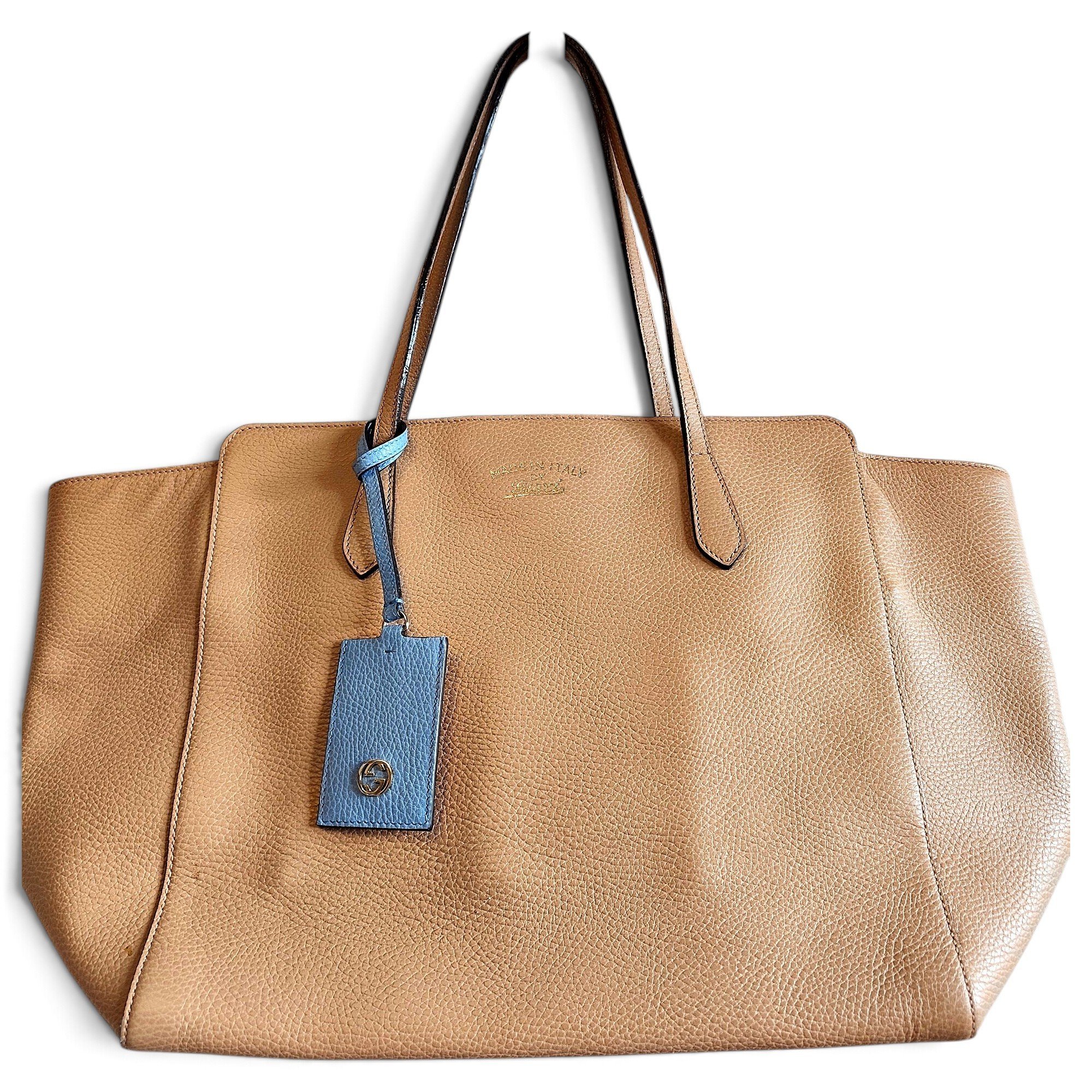 Swing leather tote
