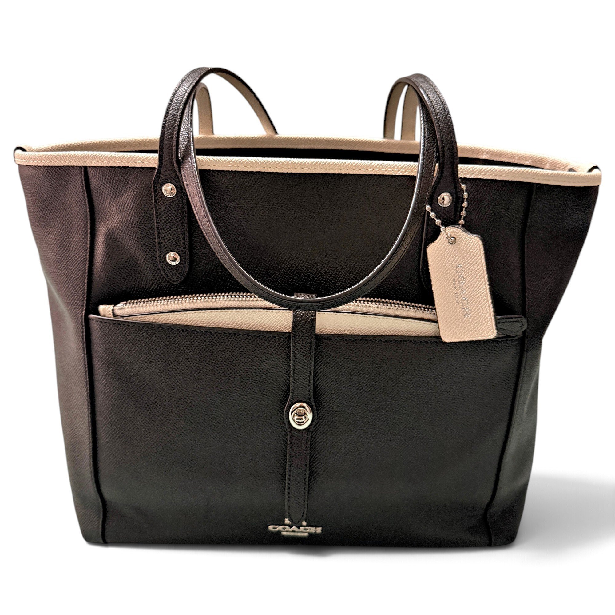 Crossgrain Taxi Tote leather tote