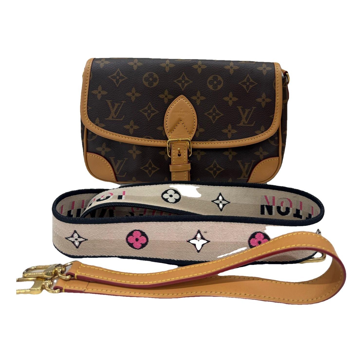 Diane leather crossbody bag
