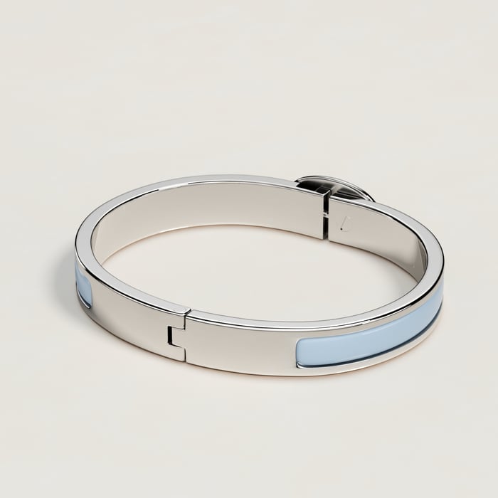 Bleu Ciel Mini Clic Chaine d'Ancre Bracelet