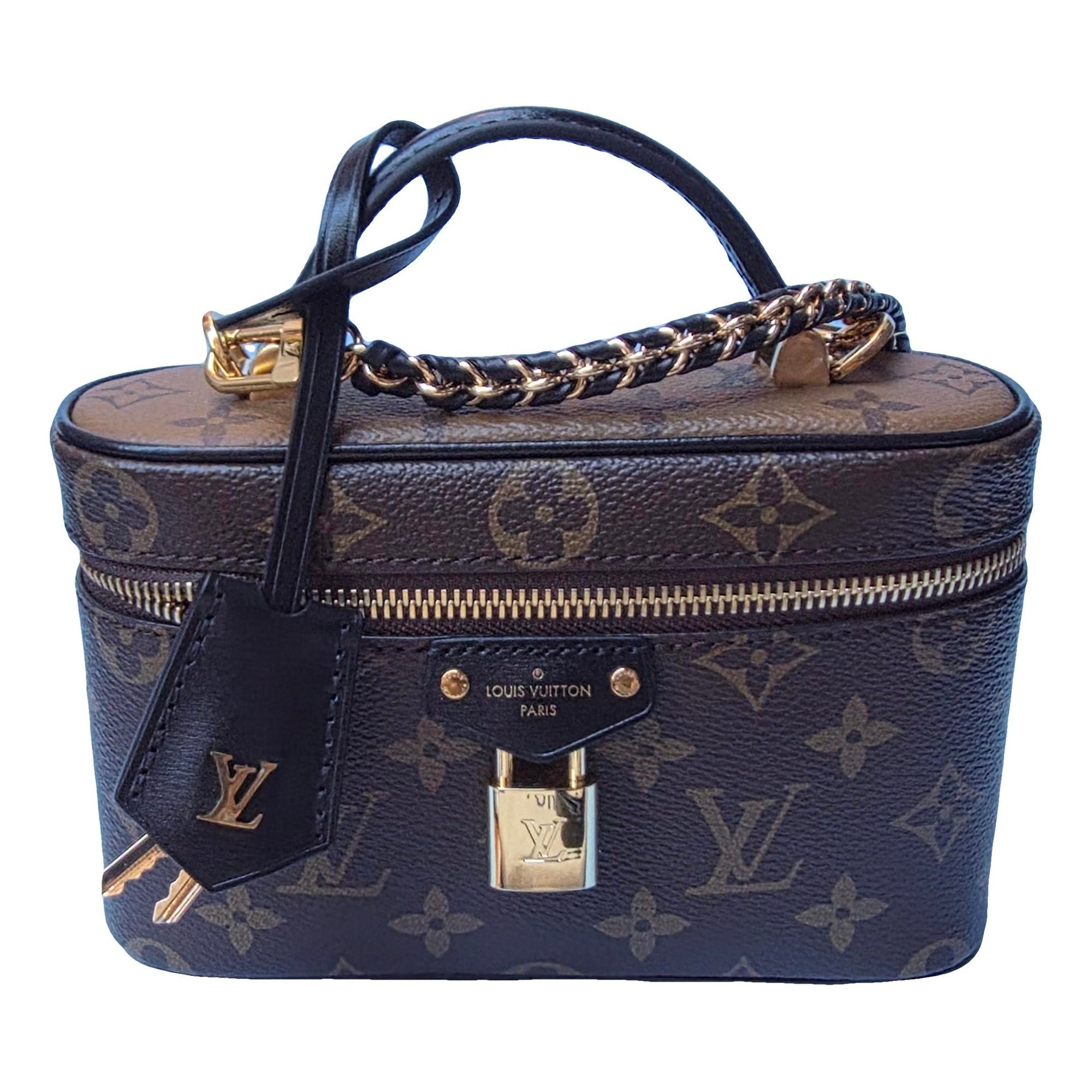 Vanity leather crossbody bag