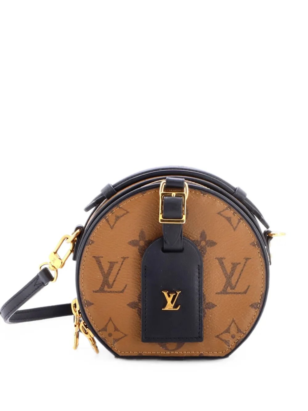 Mini Boite Chapeau Bag Reverse Monogram Canvas crossbody bag