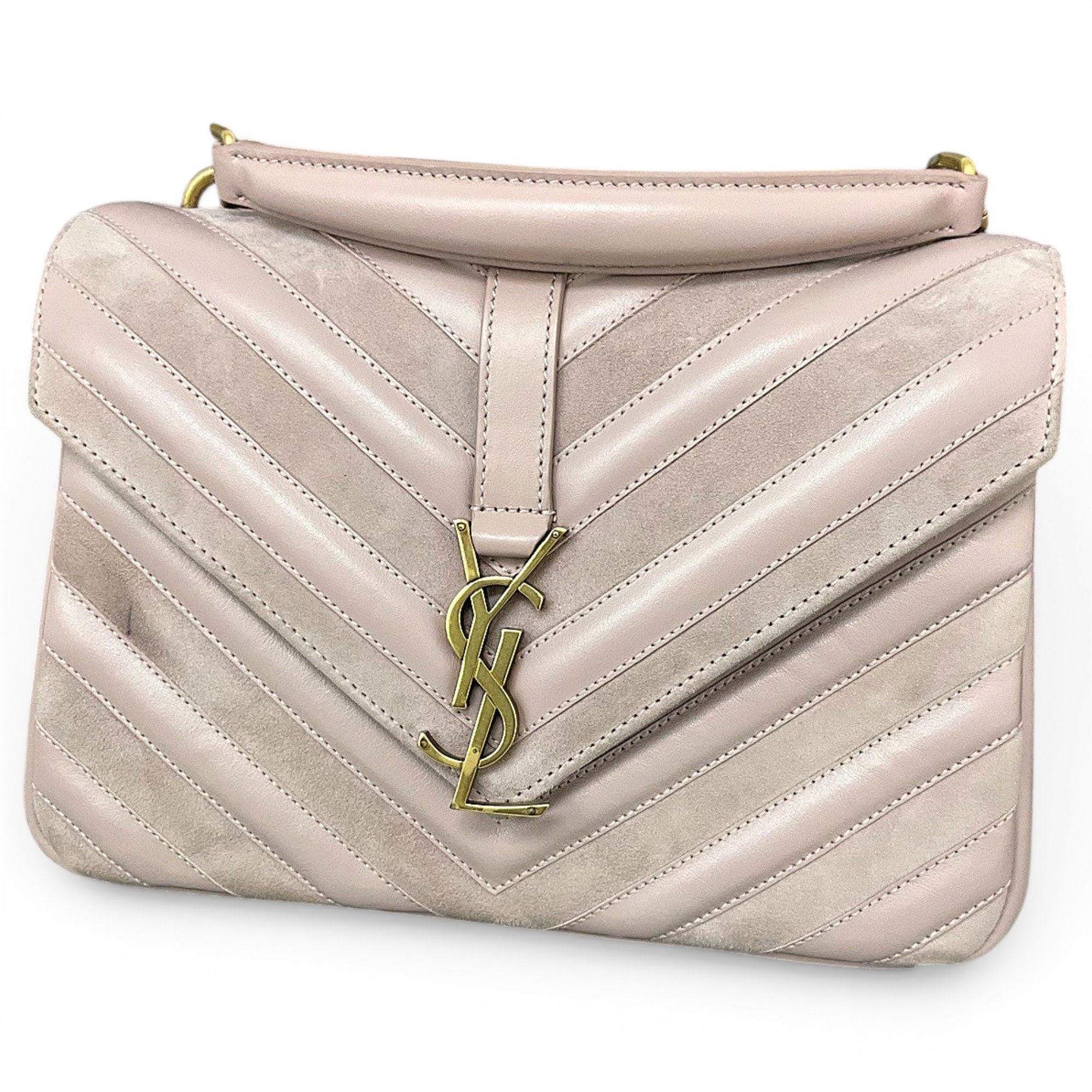 Collége monogramme leather handbag