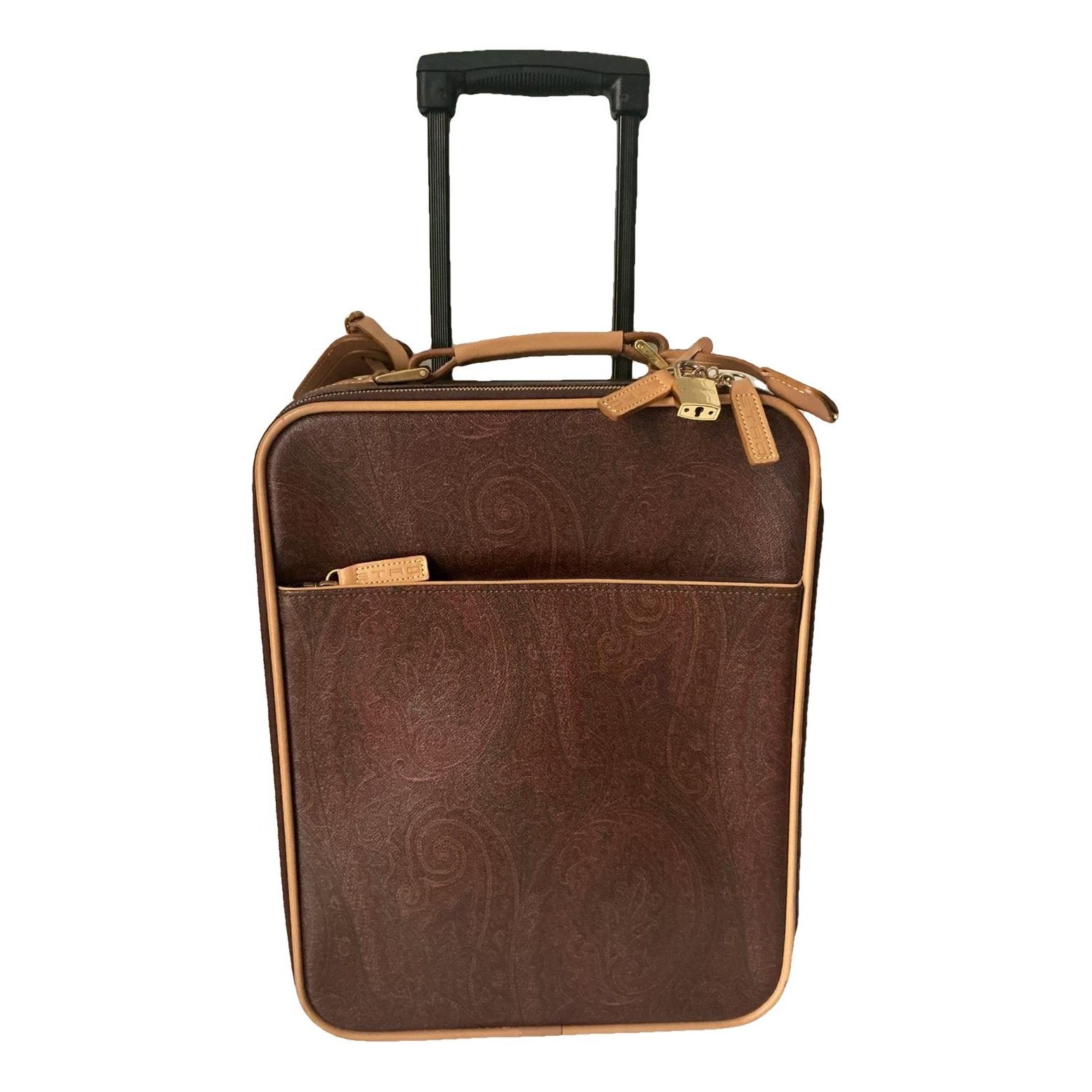 Leather travel bag