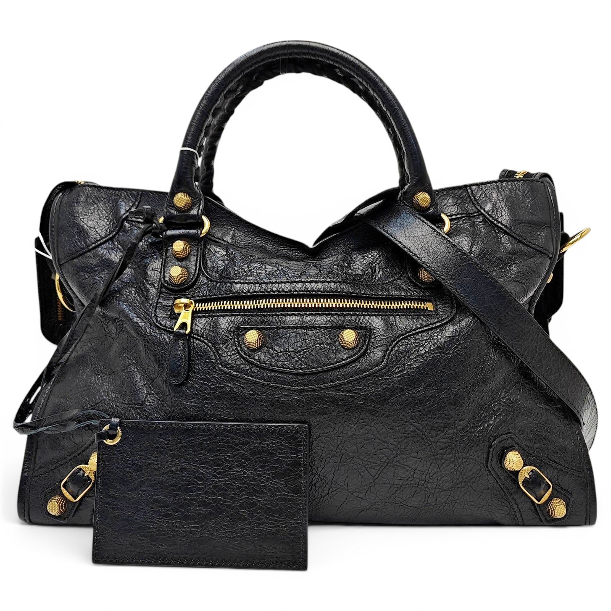 City leather crossbody bag