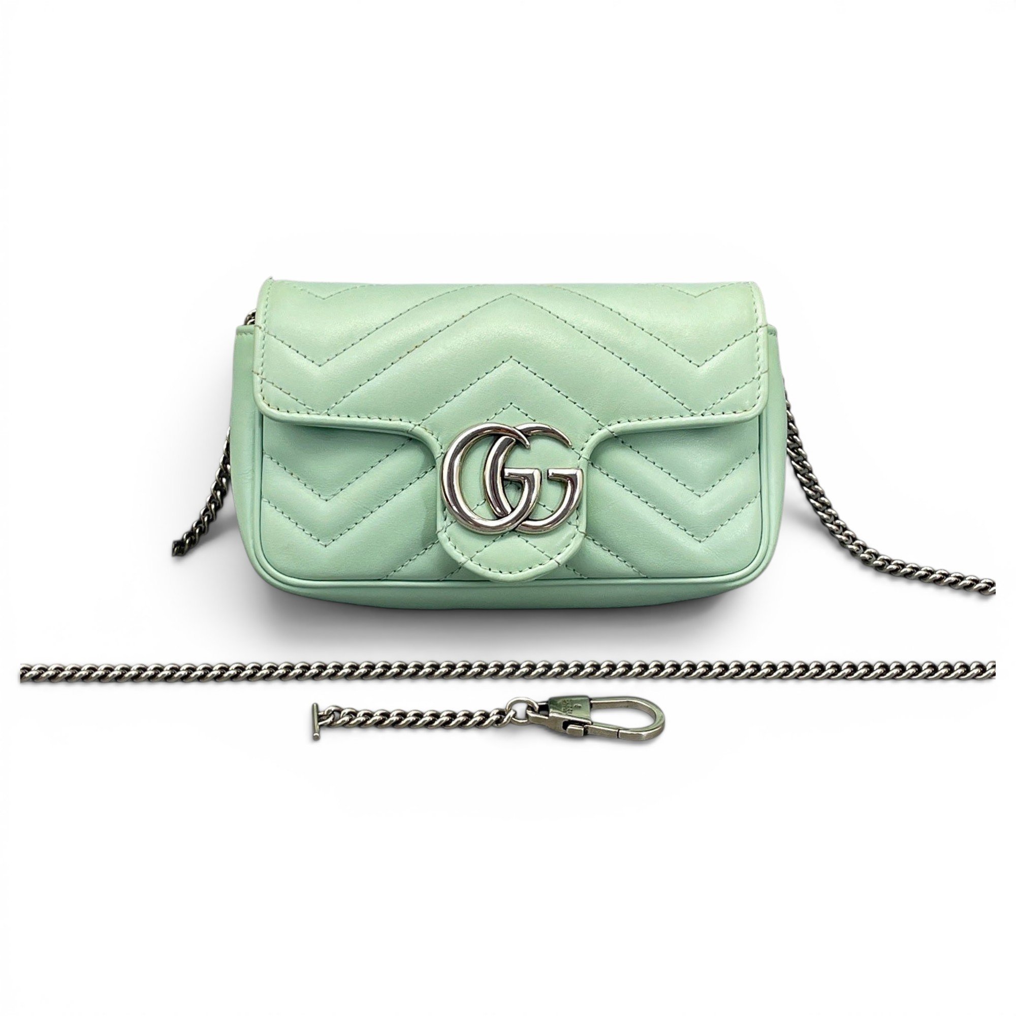 GG Marmont Chain Flap leather crossbody bag