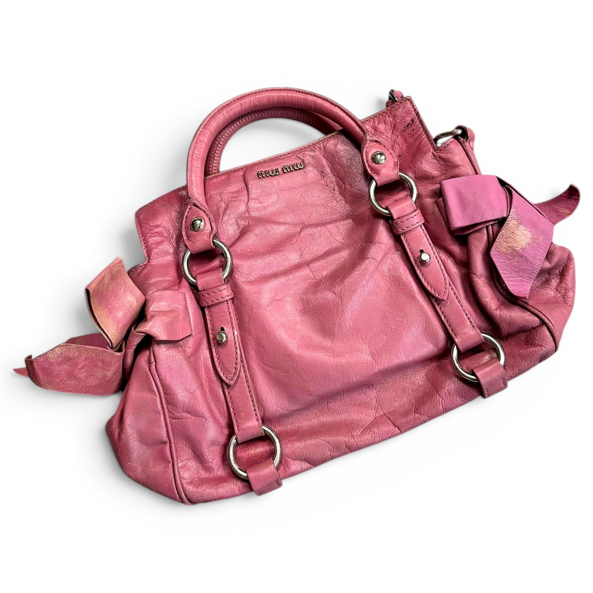 Leather handbag