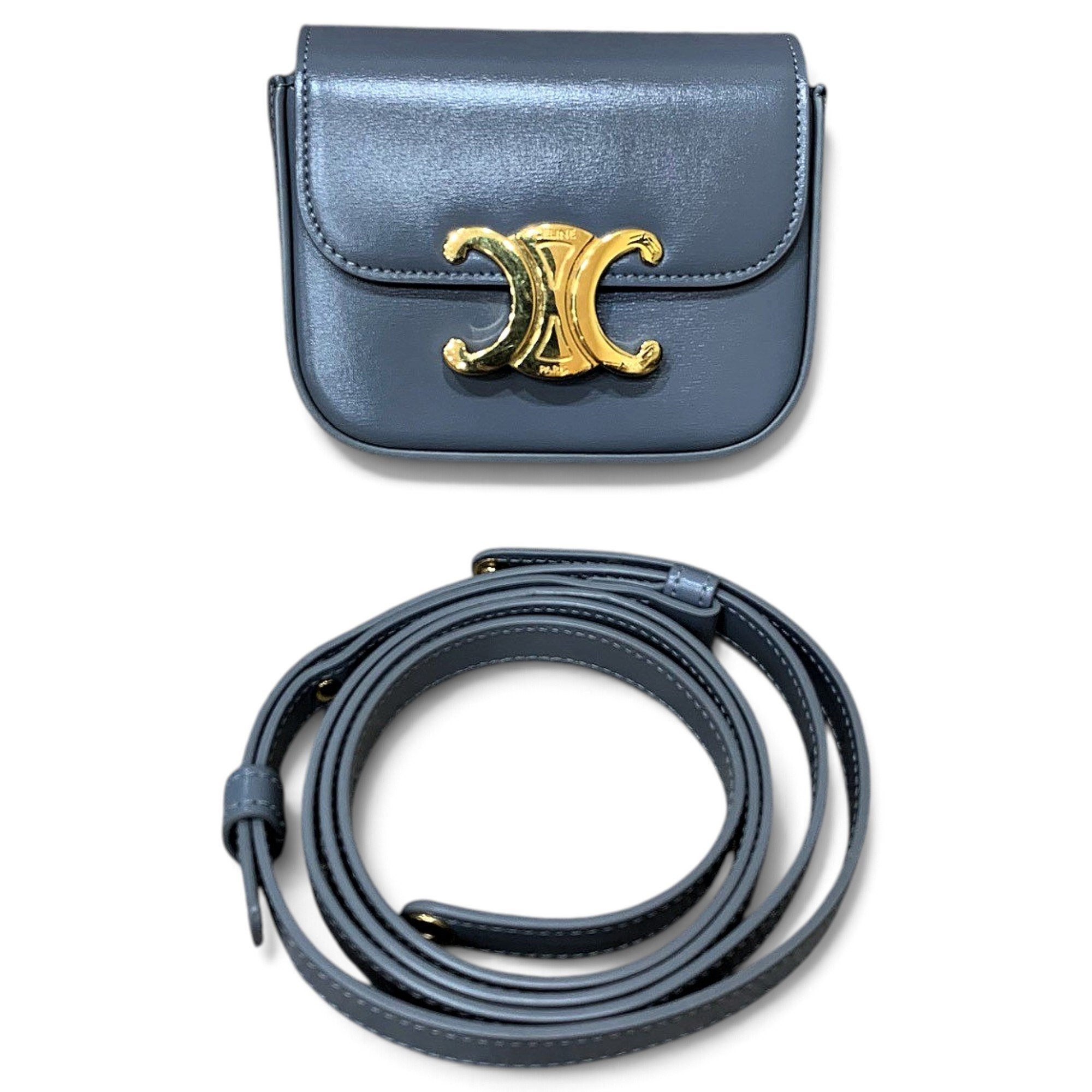 Triomphe leather handbag