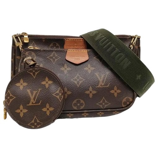 Maxi Multi Pochette Accessoires leather handbag