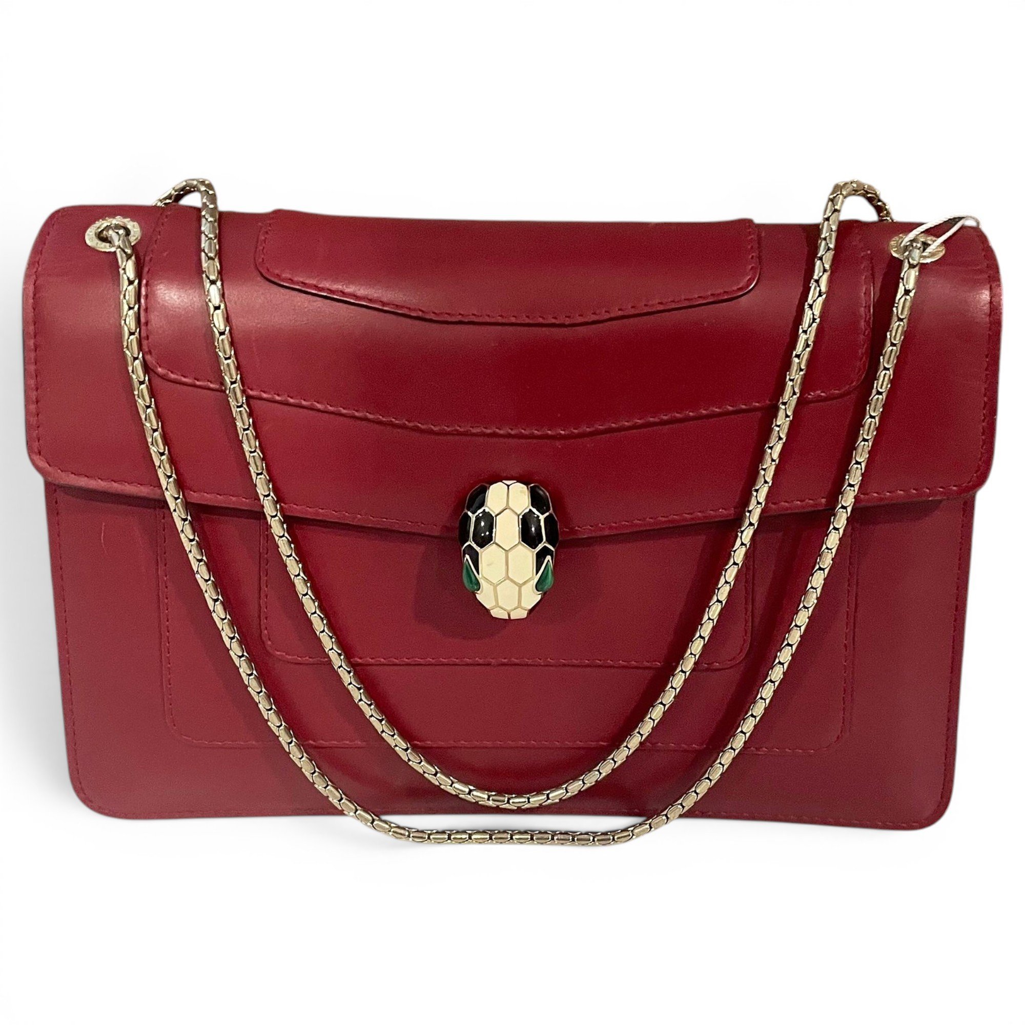 Serpenti leather crossbody bag