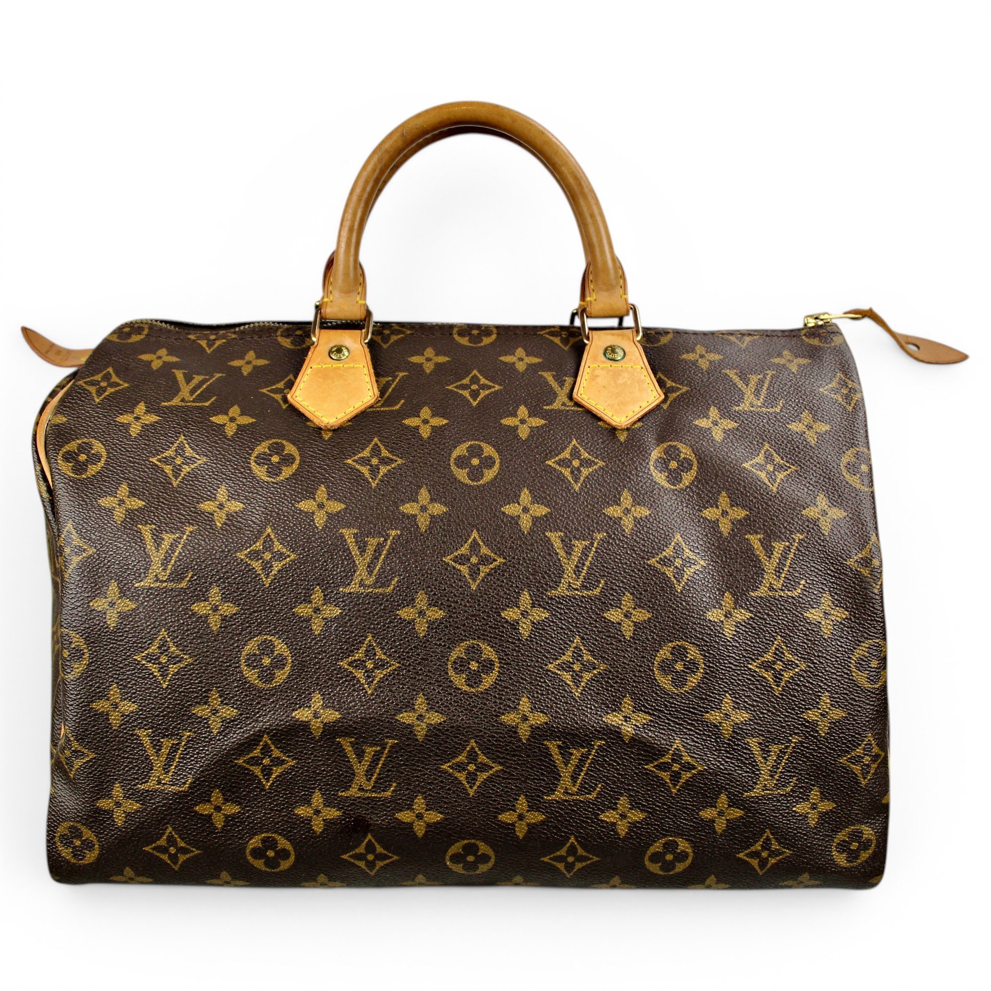 Speedy leather handbag