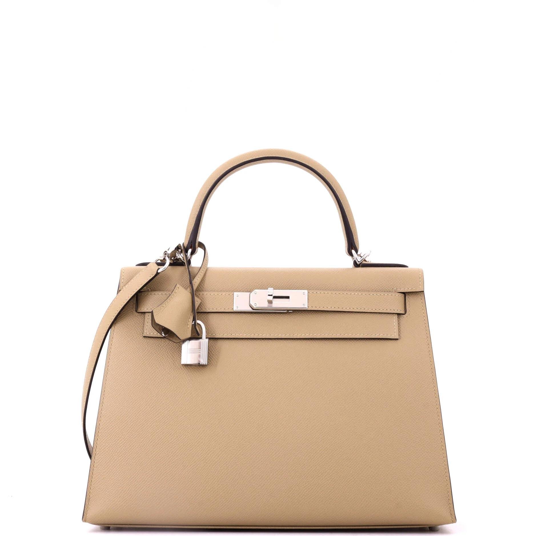 Kelly 28 leather handbag