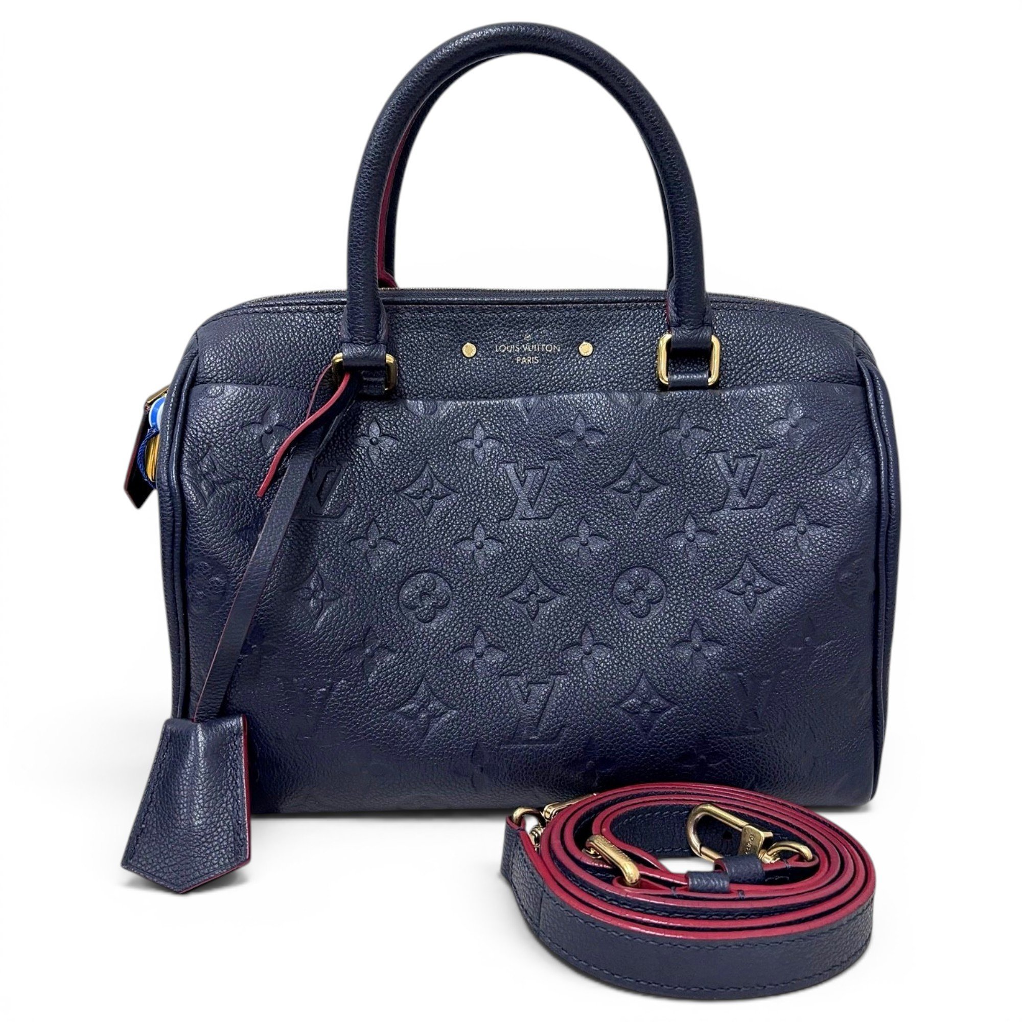 Speedy leather handbag
