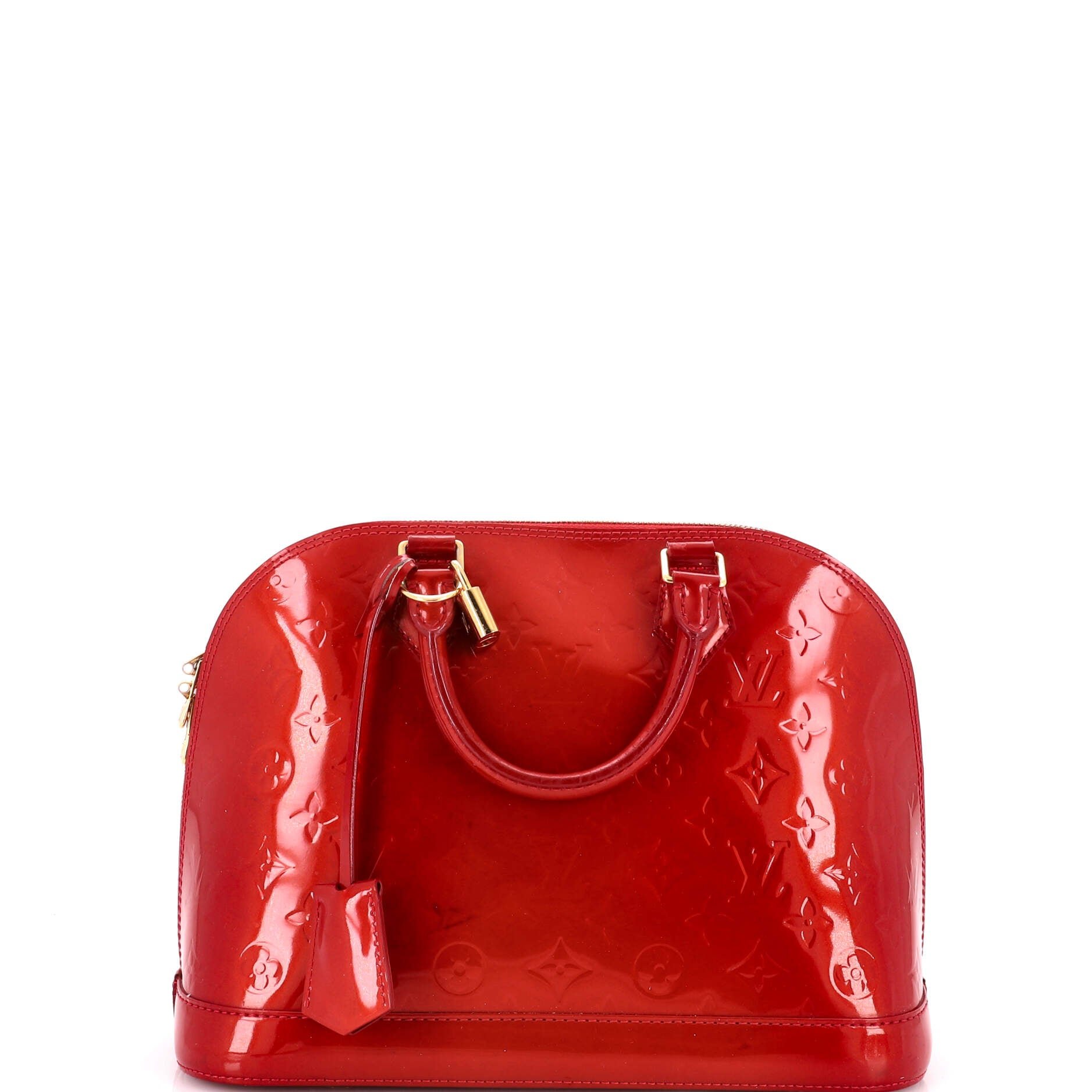 Alma Handbag Monogram Vernis PM