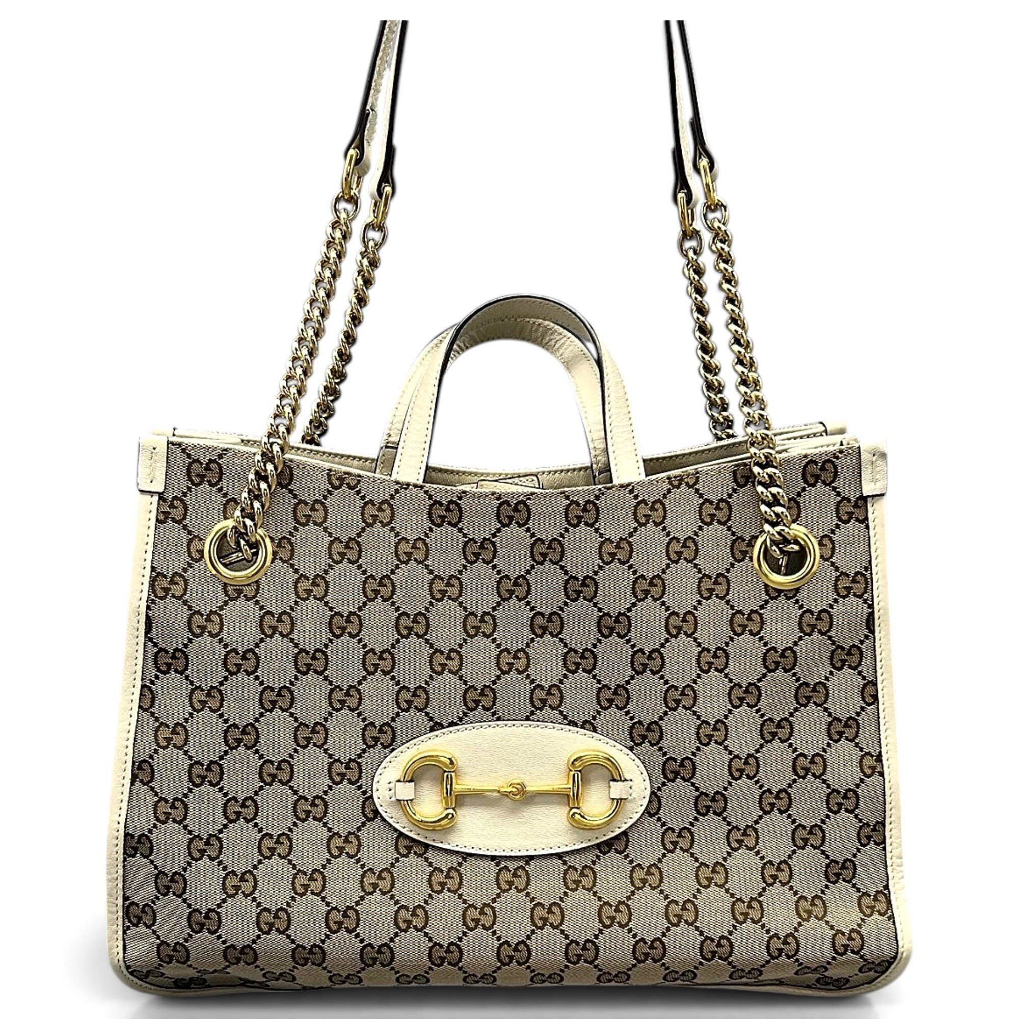 Horsebit 1955 Chain cloth handbag