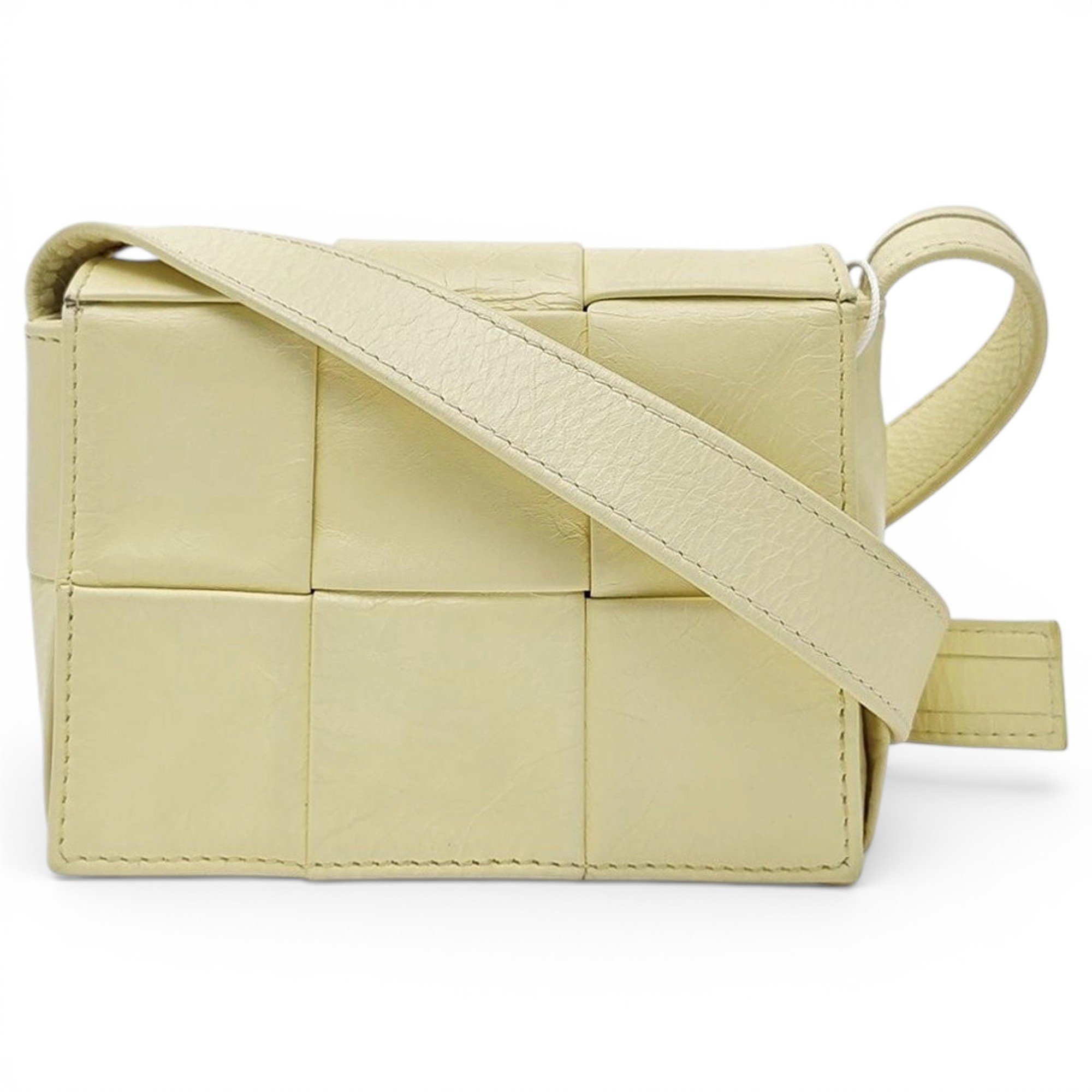 Brick Cassette leather handbag