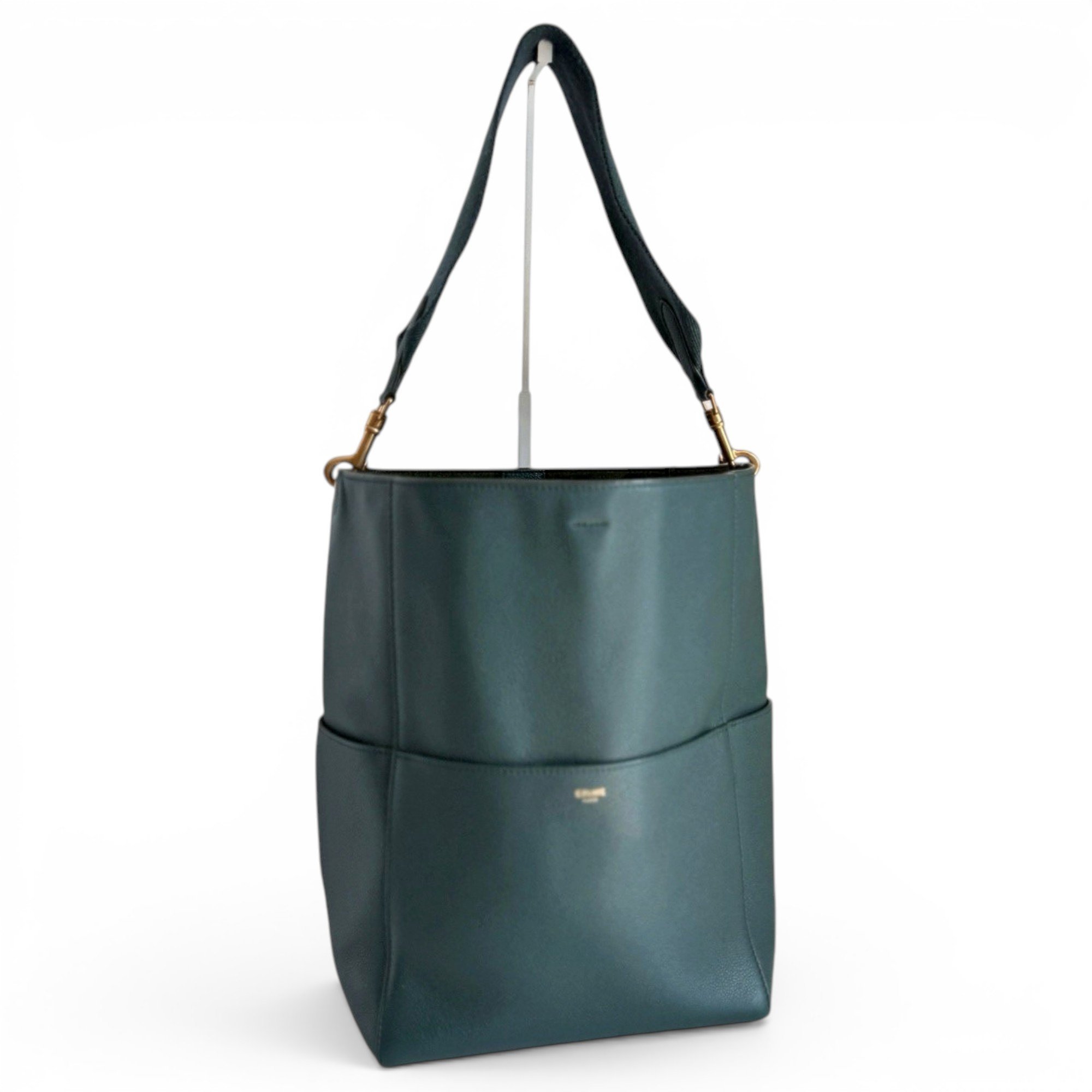 Celine Seau Sangle leather handbag