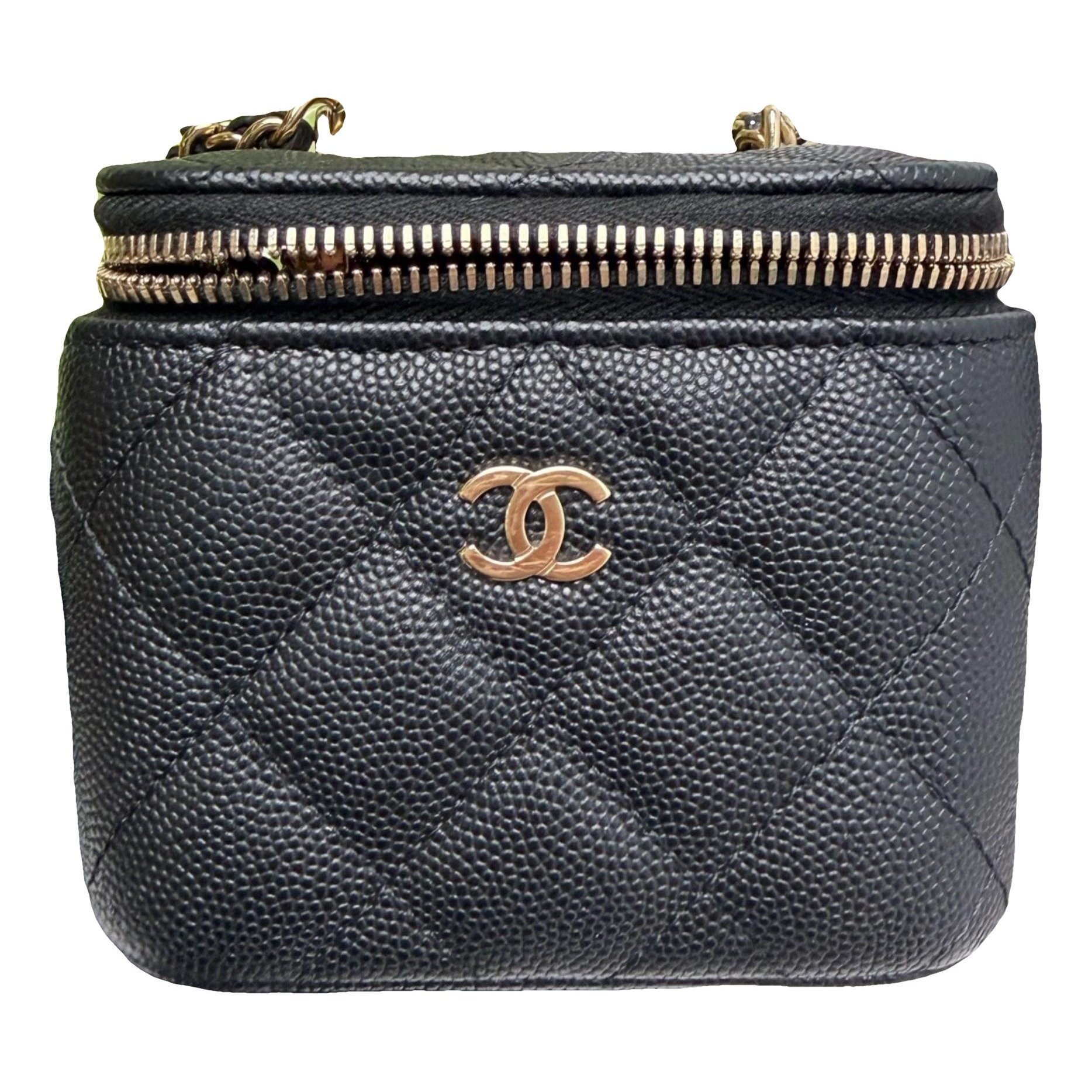 Trendy CC Vanity leather handbag
