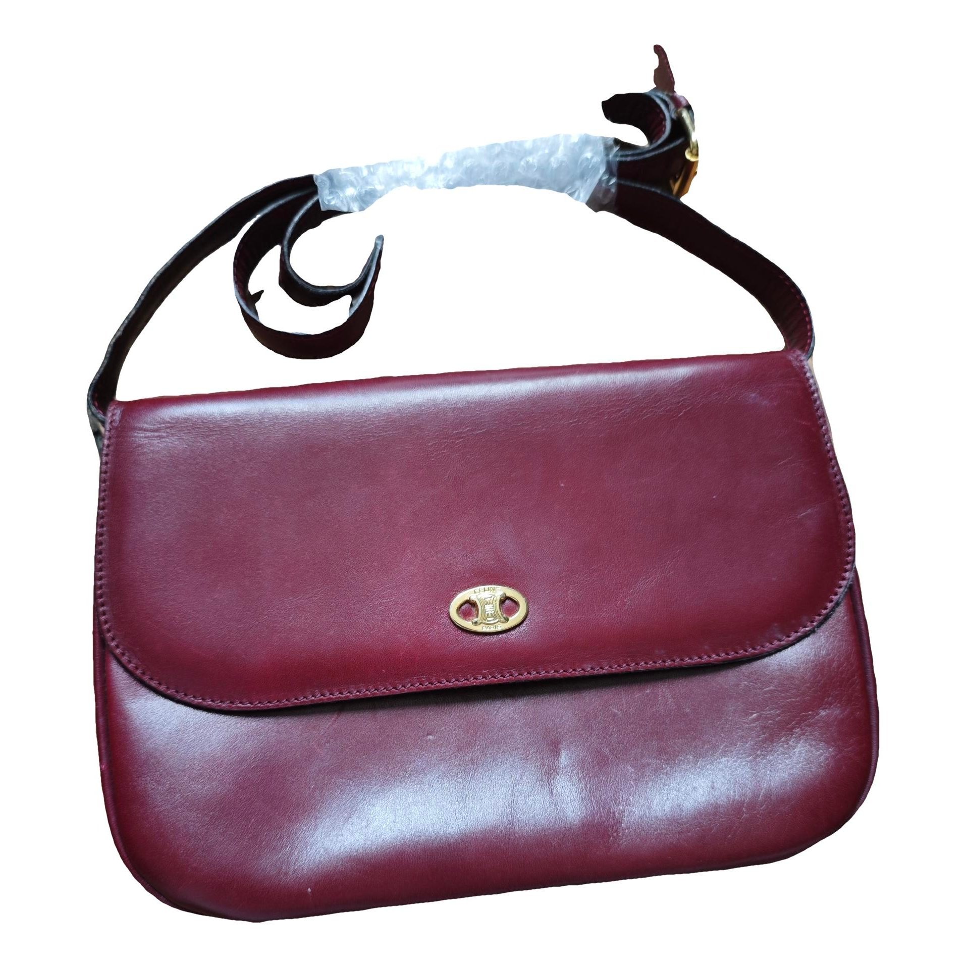 Triomphe leather handbag