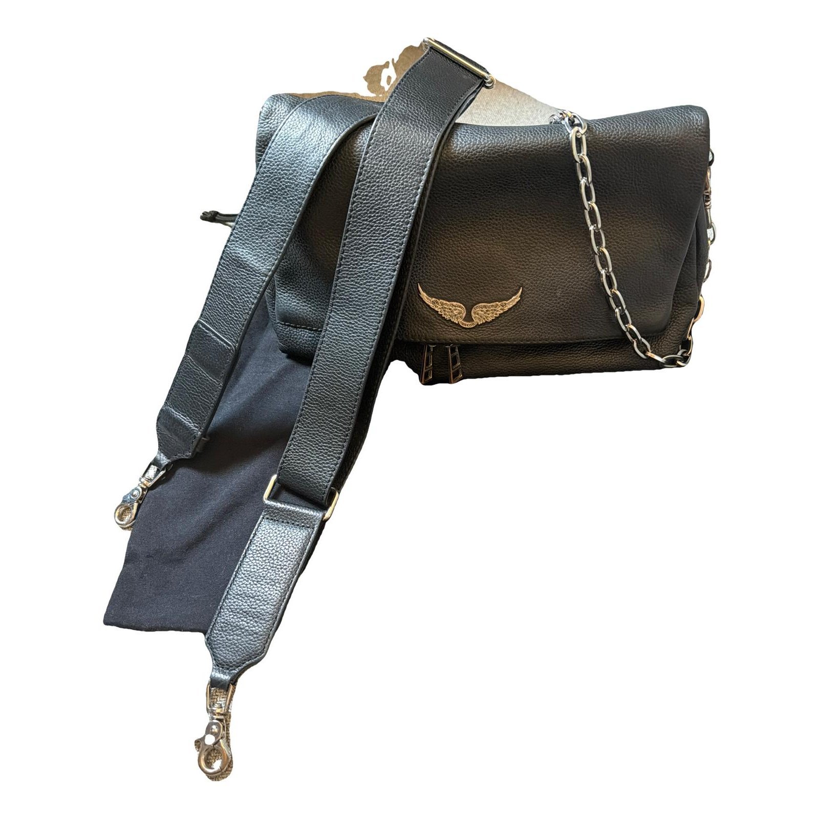 Leather crossbody bag