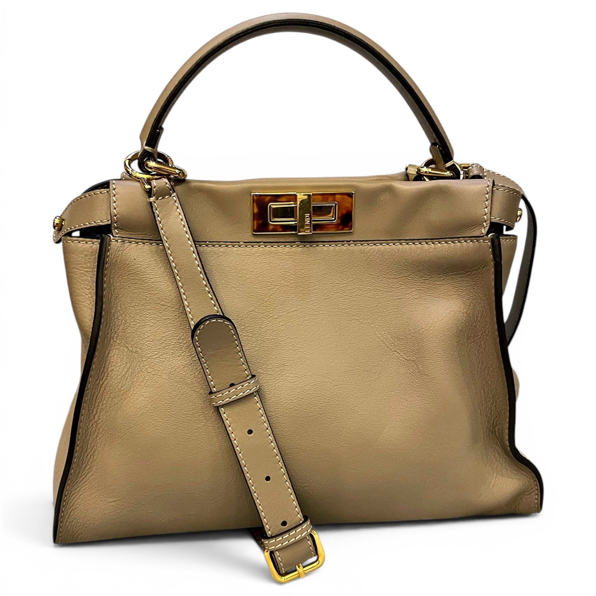 Peekaboo Essentially leather handbag