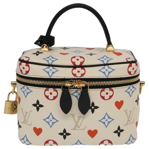 Vanity leather handbag