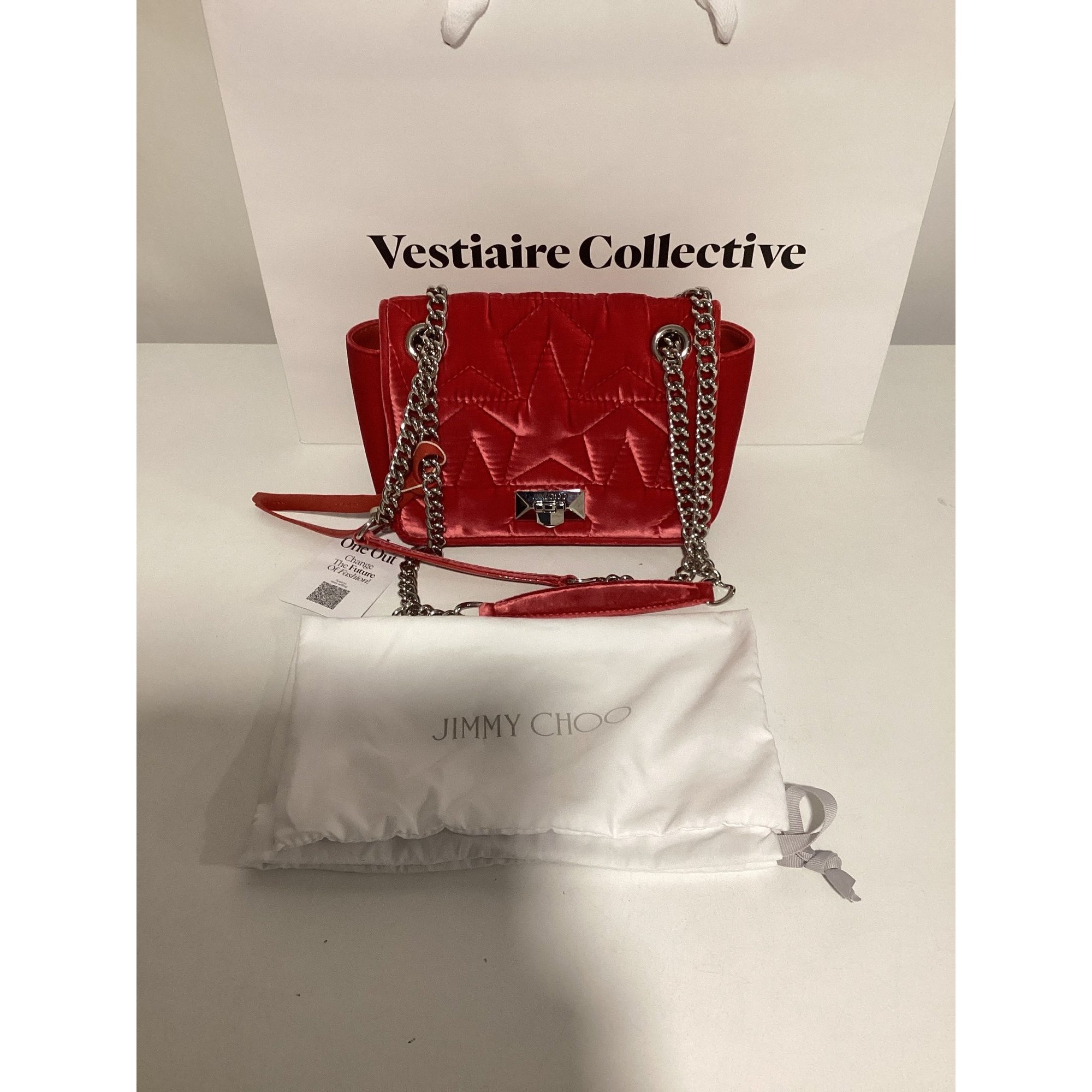 Velvet handbag