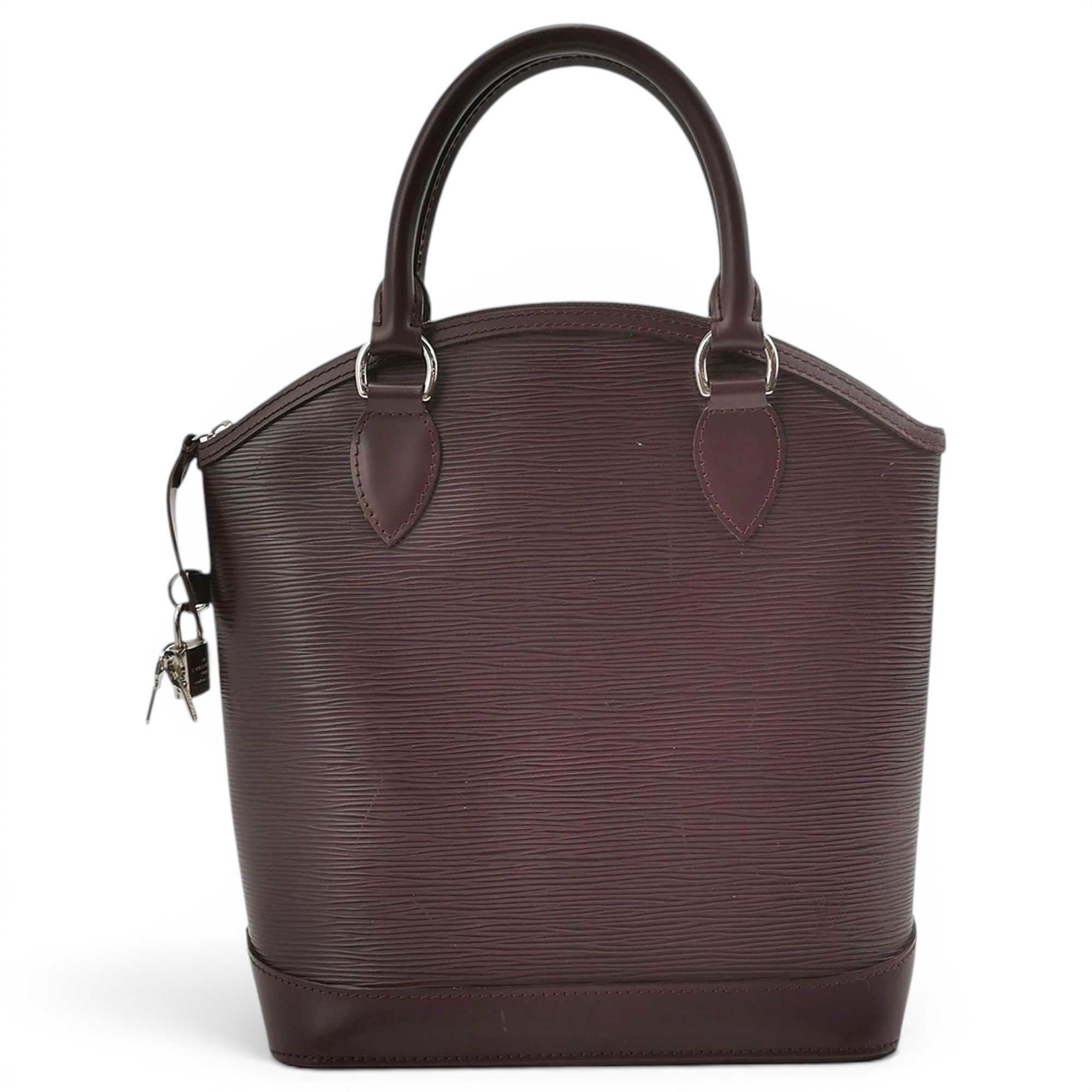 Lockit Vertical leather tote