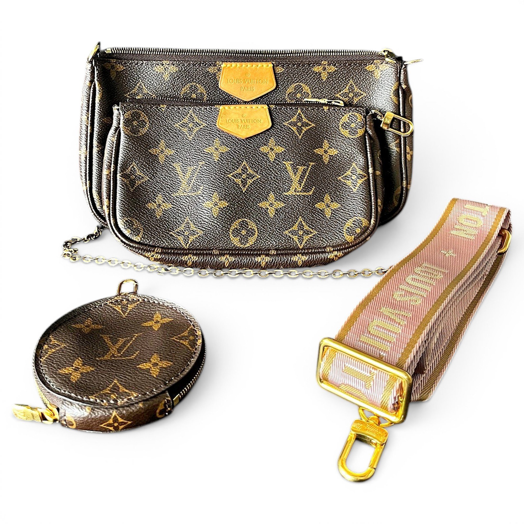 Multi Pochette Accessoires leather handbag