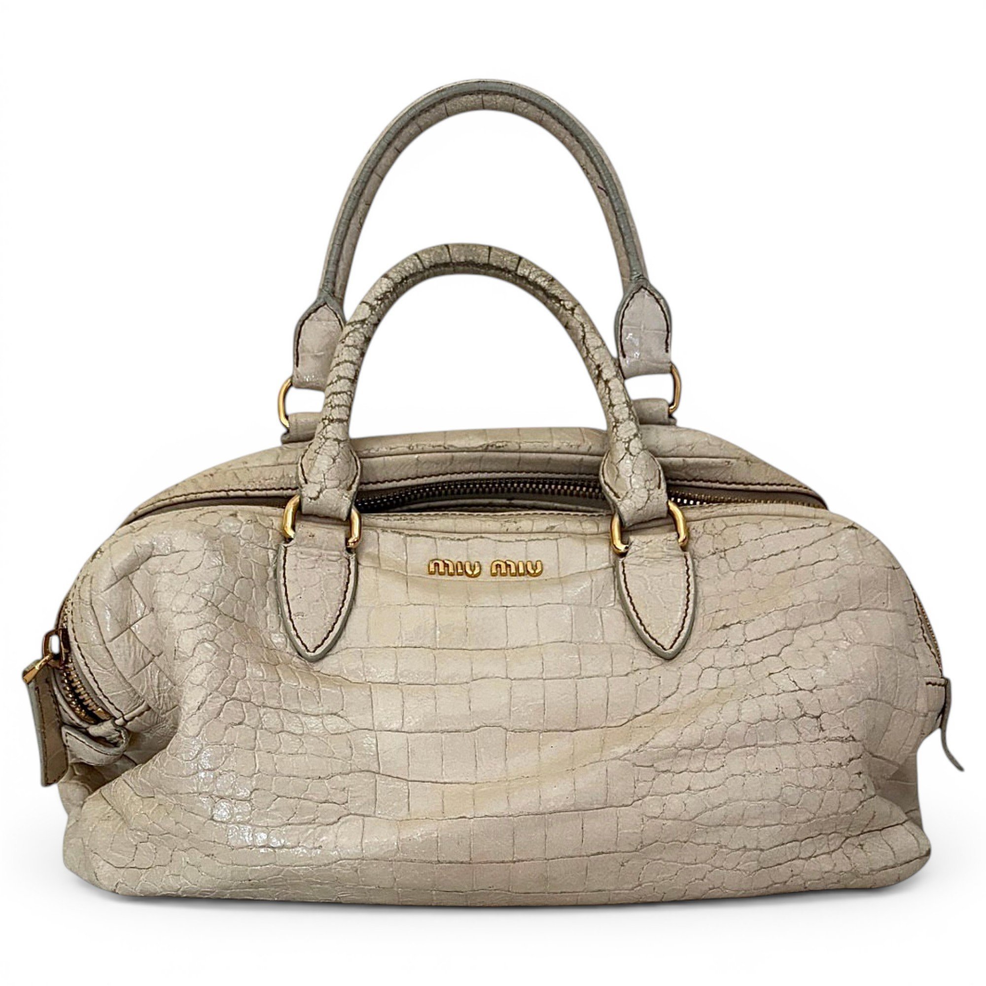 Leather clutch bag