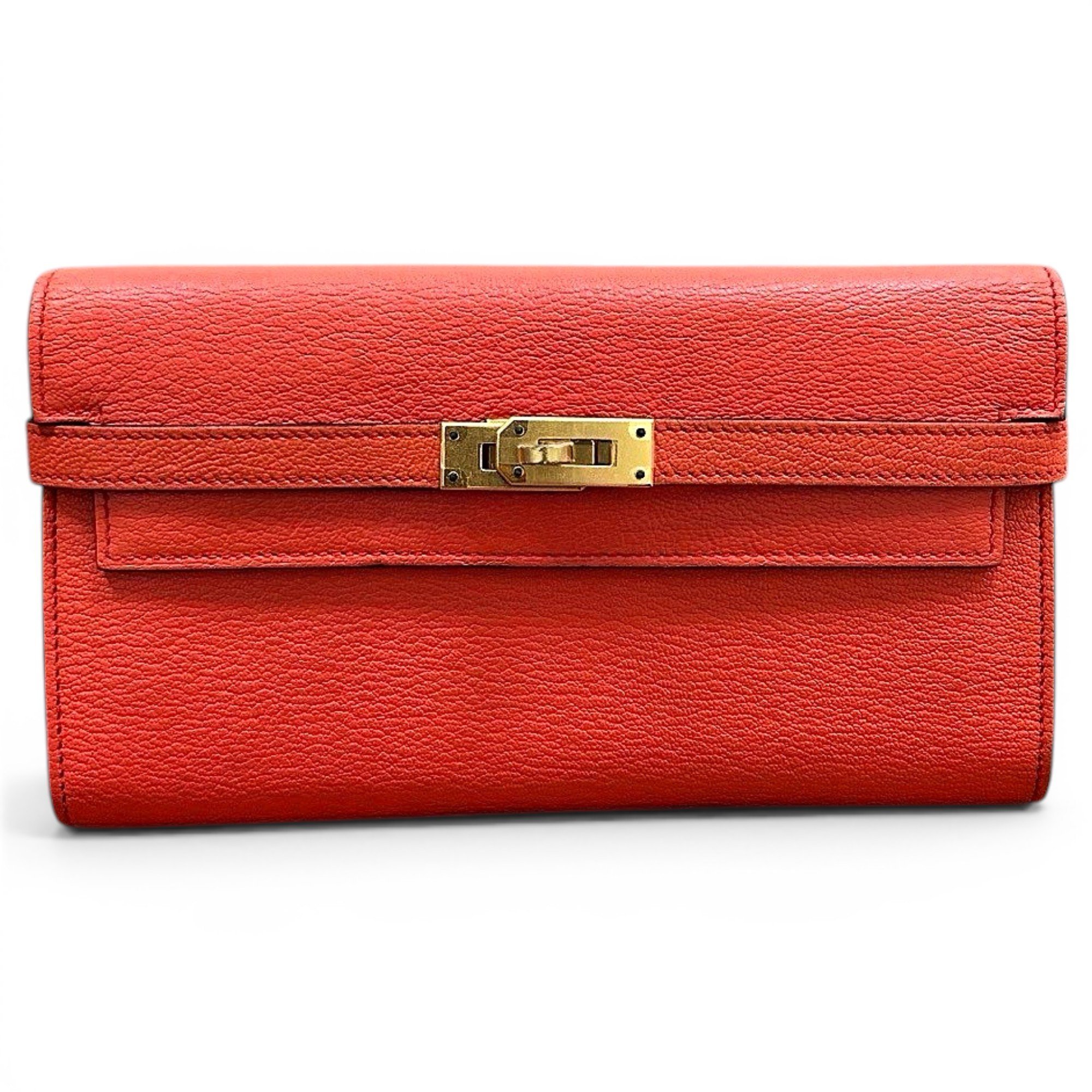 Kelly to go leather clutch bag