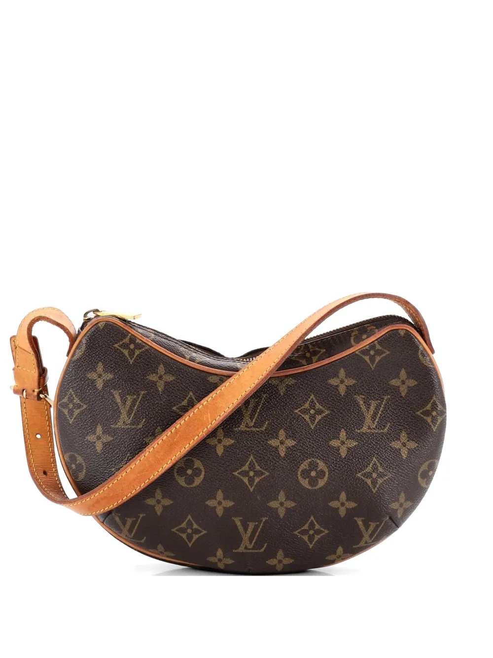 Croissant Handbag Monogram Canvas PM hobo bag
