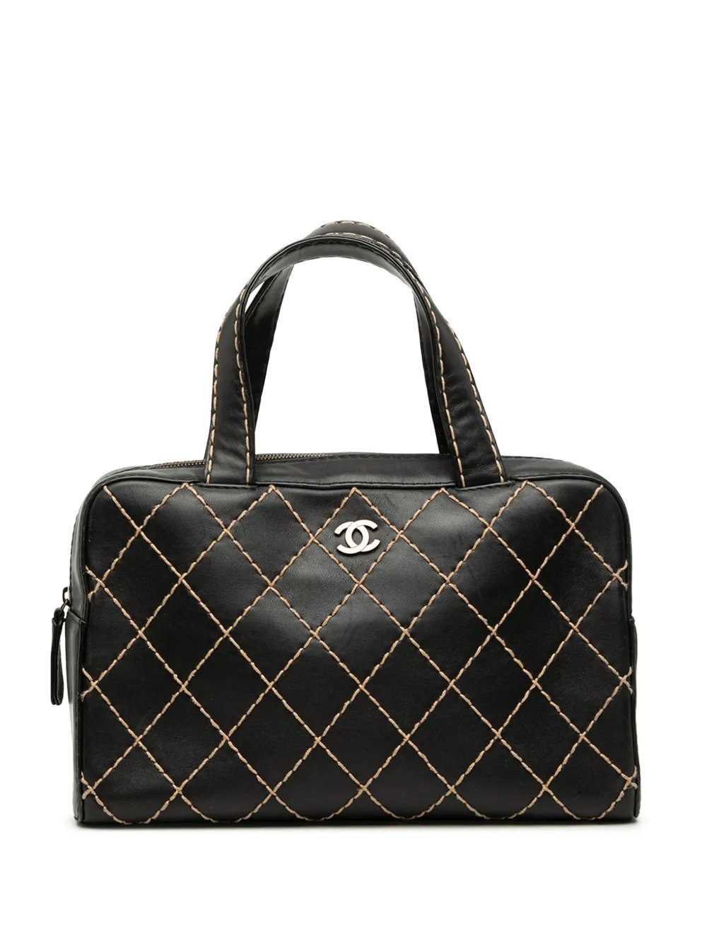 2000-2002 CC Lambskin Wild Stitch handbag