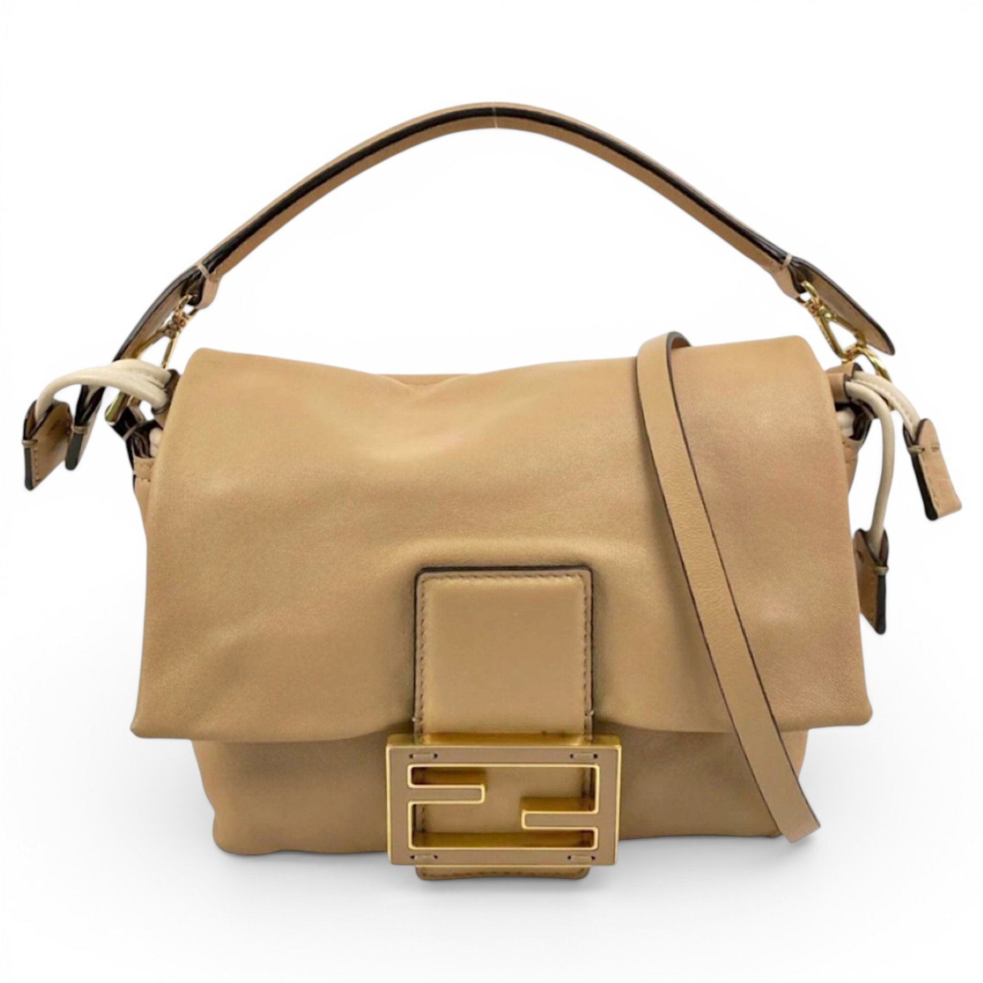 Baguette leather handbag