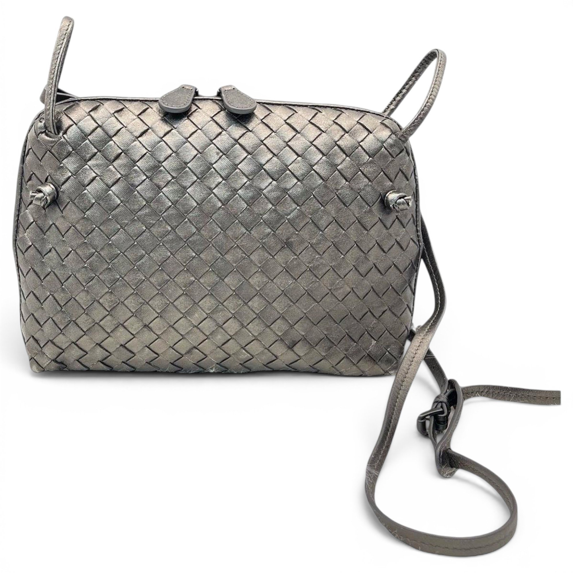 Loop leather handbag