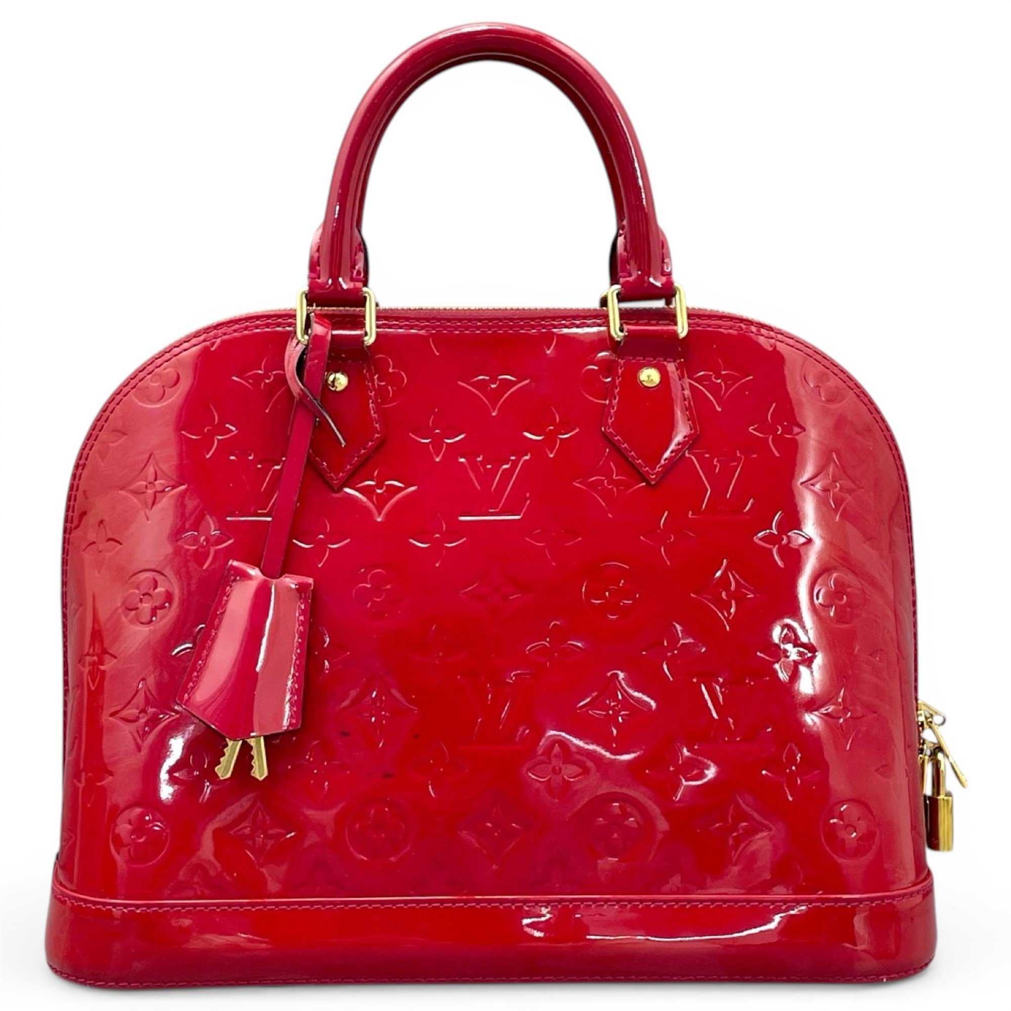 Alma patent leather handbag