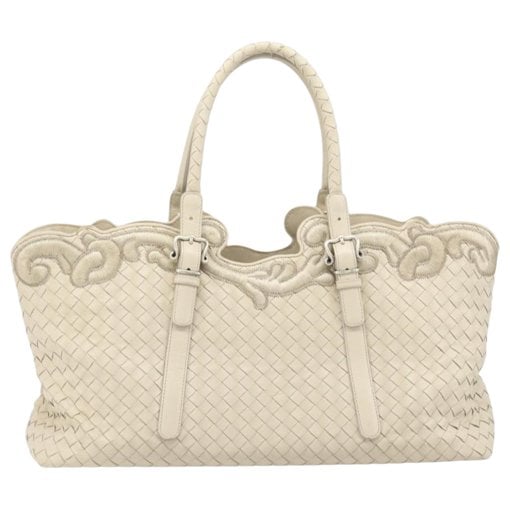 Leather tote