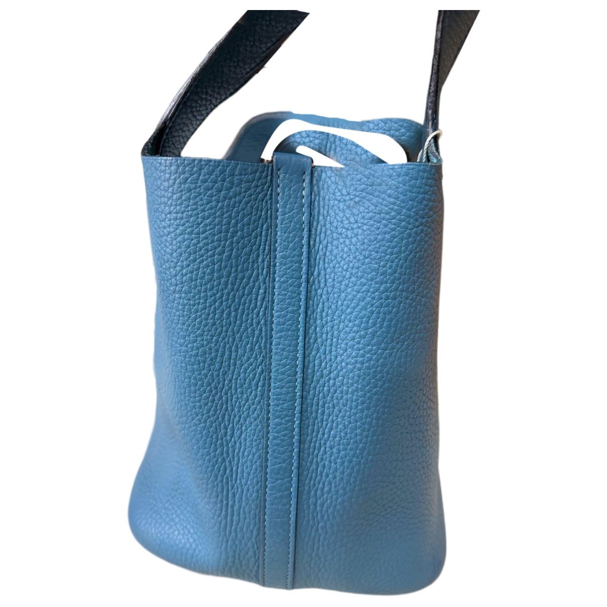 Picotin leather tote