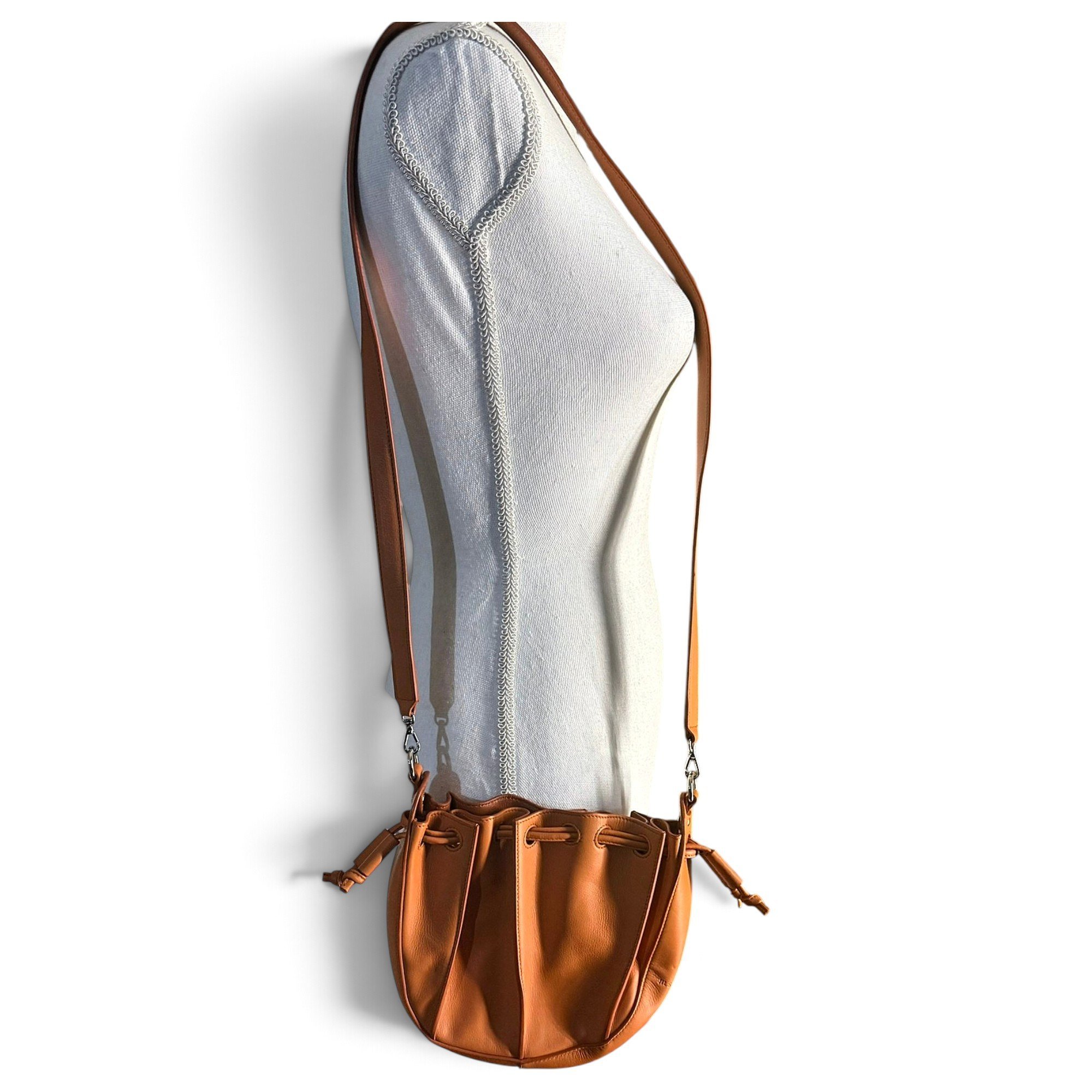 Leather crossbody bag