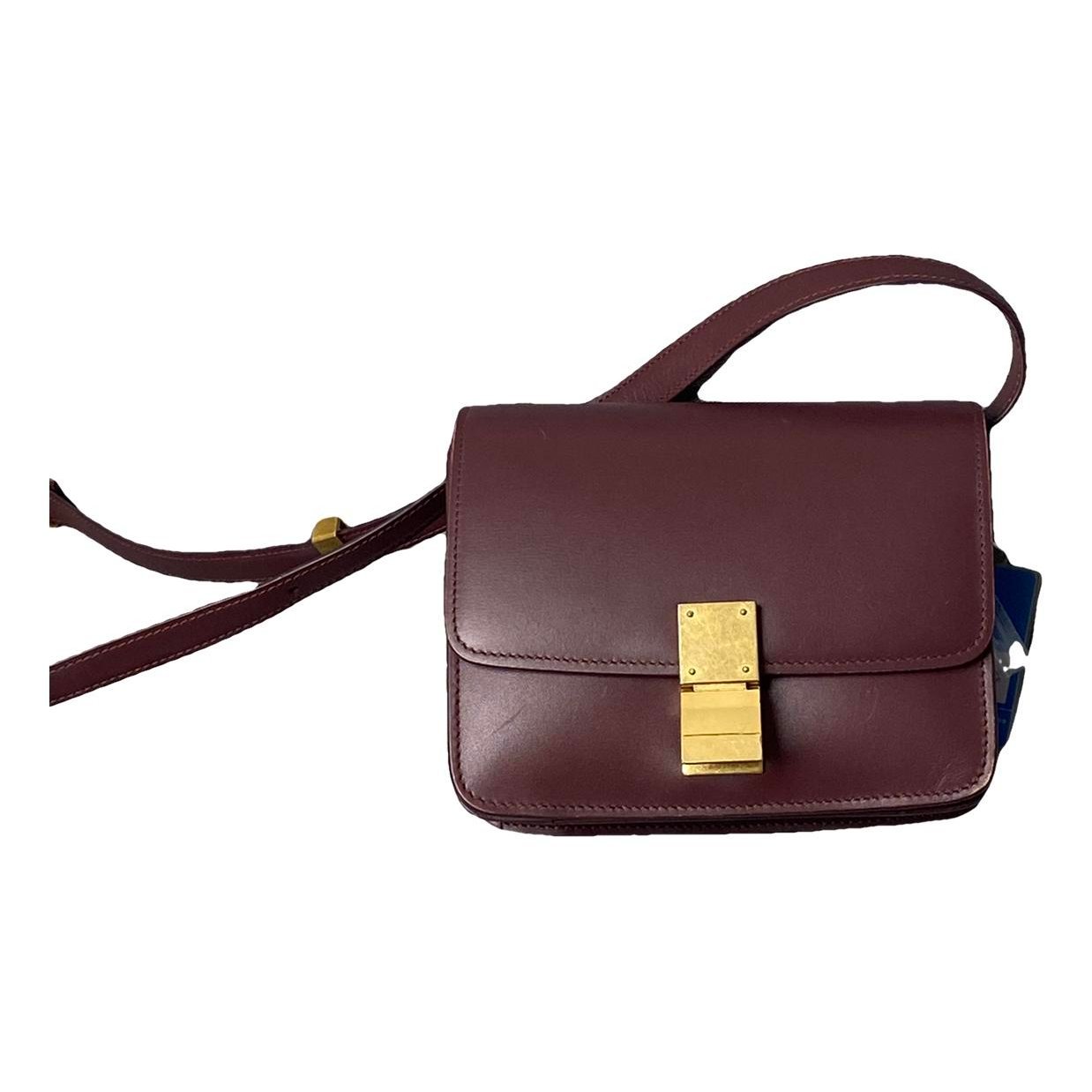 Classic leather crossbody bag