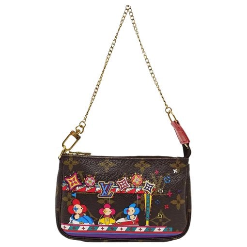 Maxi Multi Pochette Accessoires leather handbag