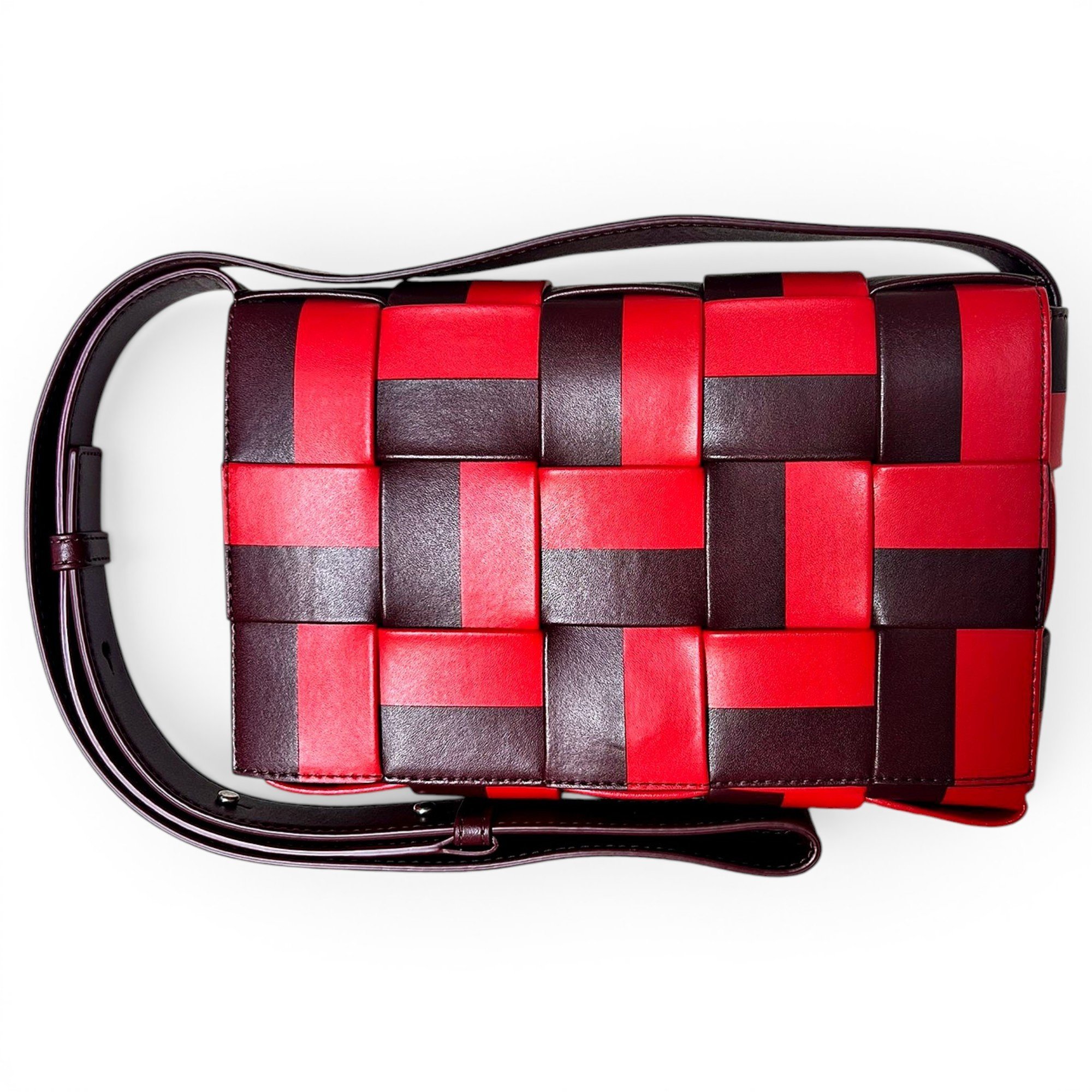 Cassette leather crossbody bag