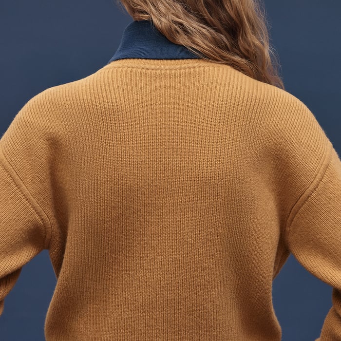 Marron Ocre Long-sleeve Sweater