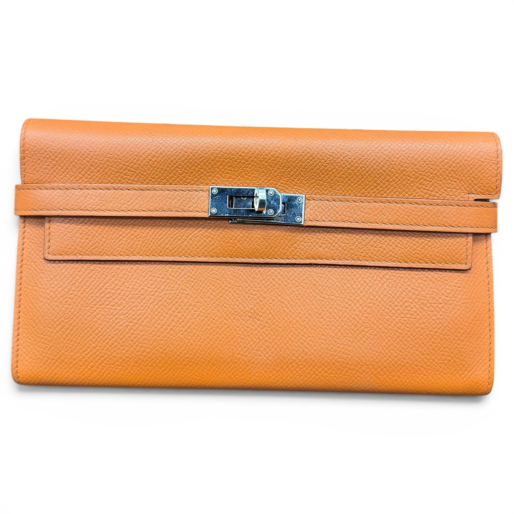 Kelly to go leather clutch bag