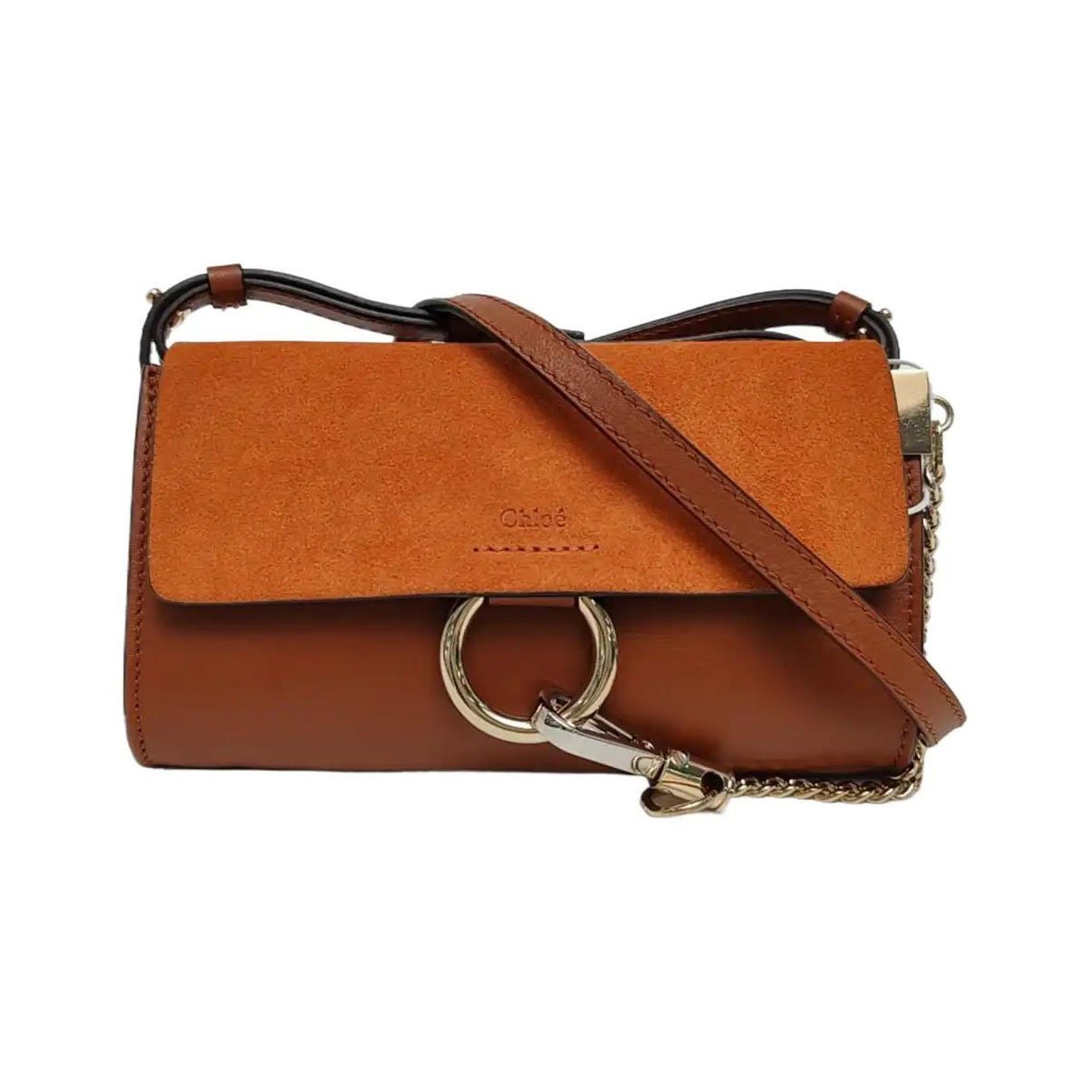 Faye leather handbag
